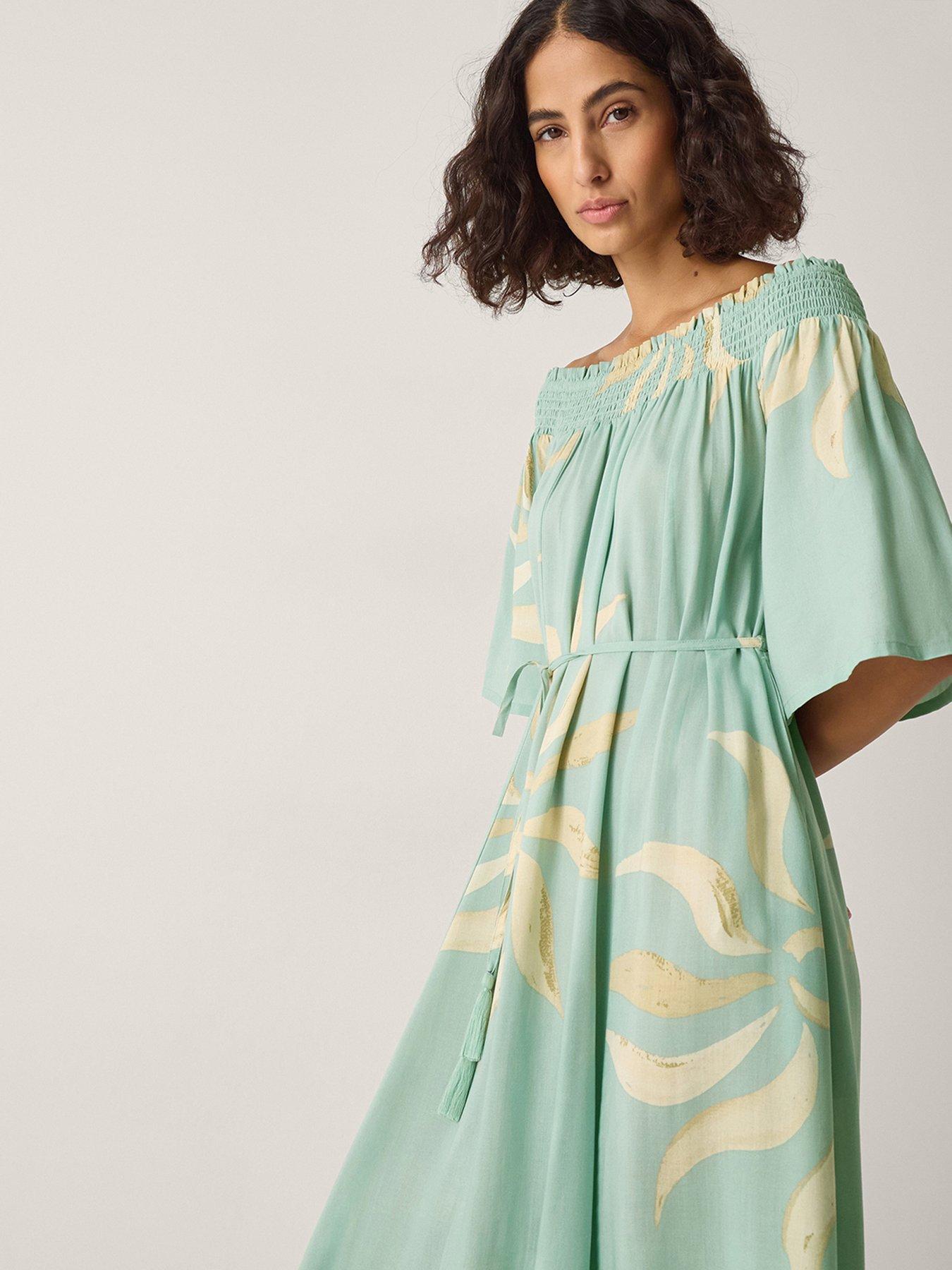Image 4 of 6 of Monsoon Tashie Bardot Dress