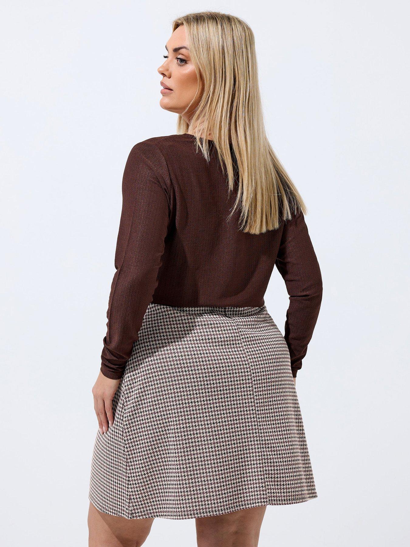 Image 2 of 5 of Yours Curve Mini Skirt