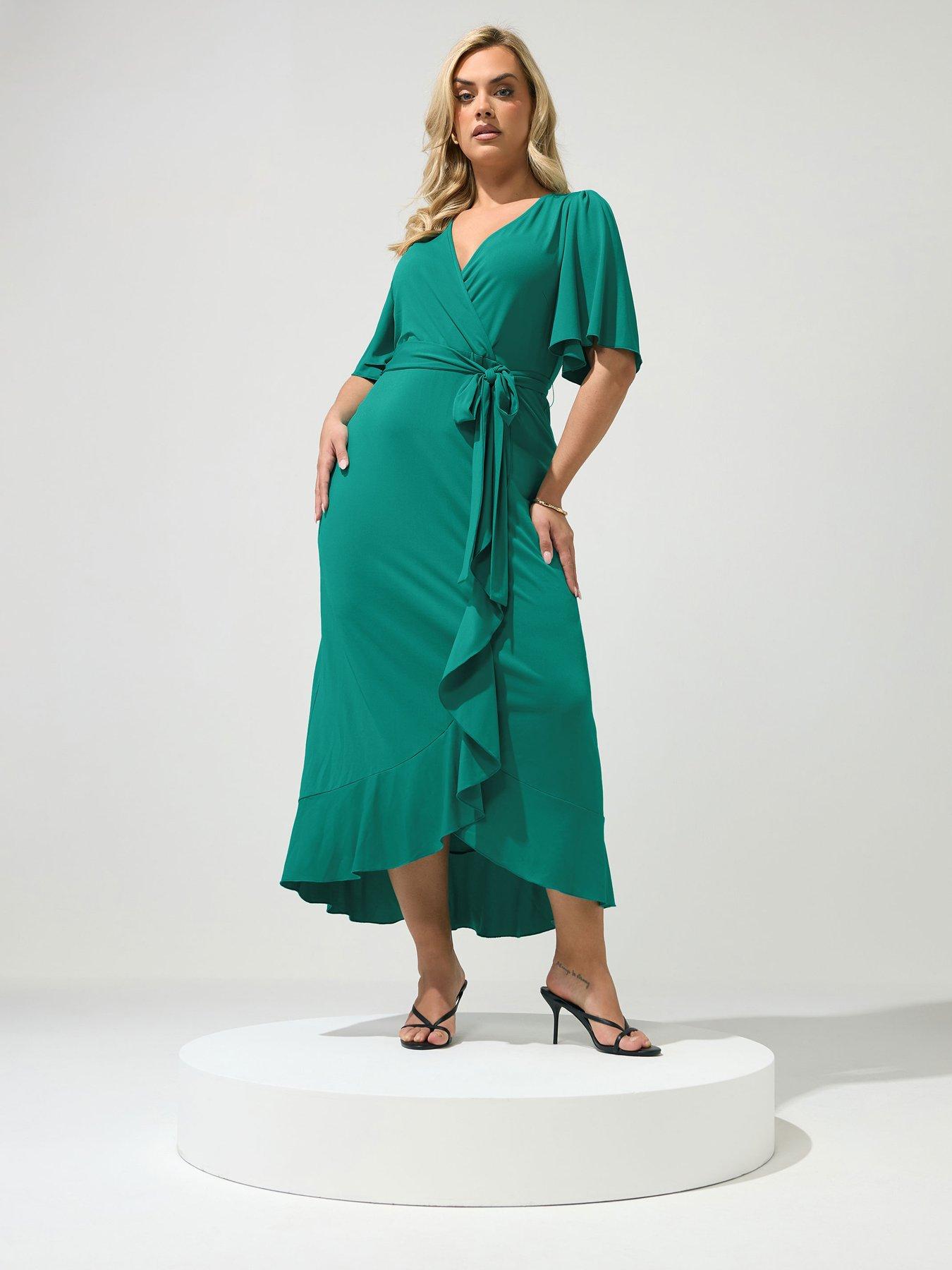 Image 3 of 4 of Yours Curve Ruffle Ity Dress