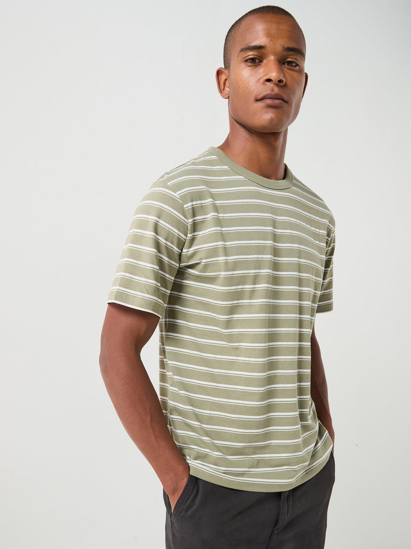 Jack & Jones Axel Stripe T-Shirt - Vetiver