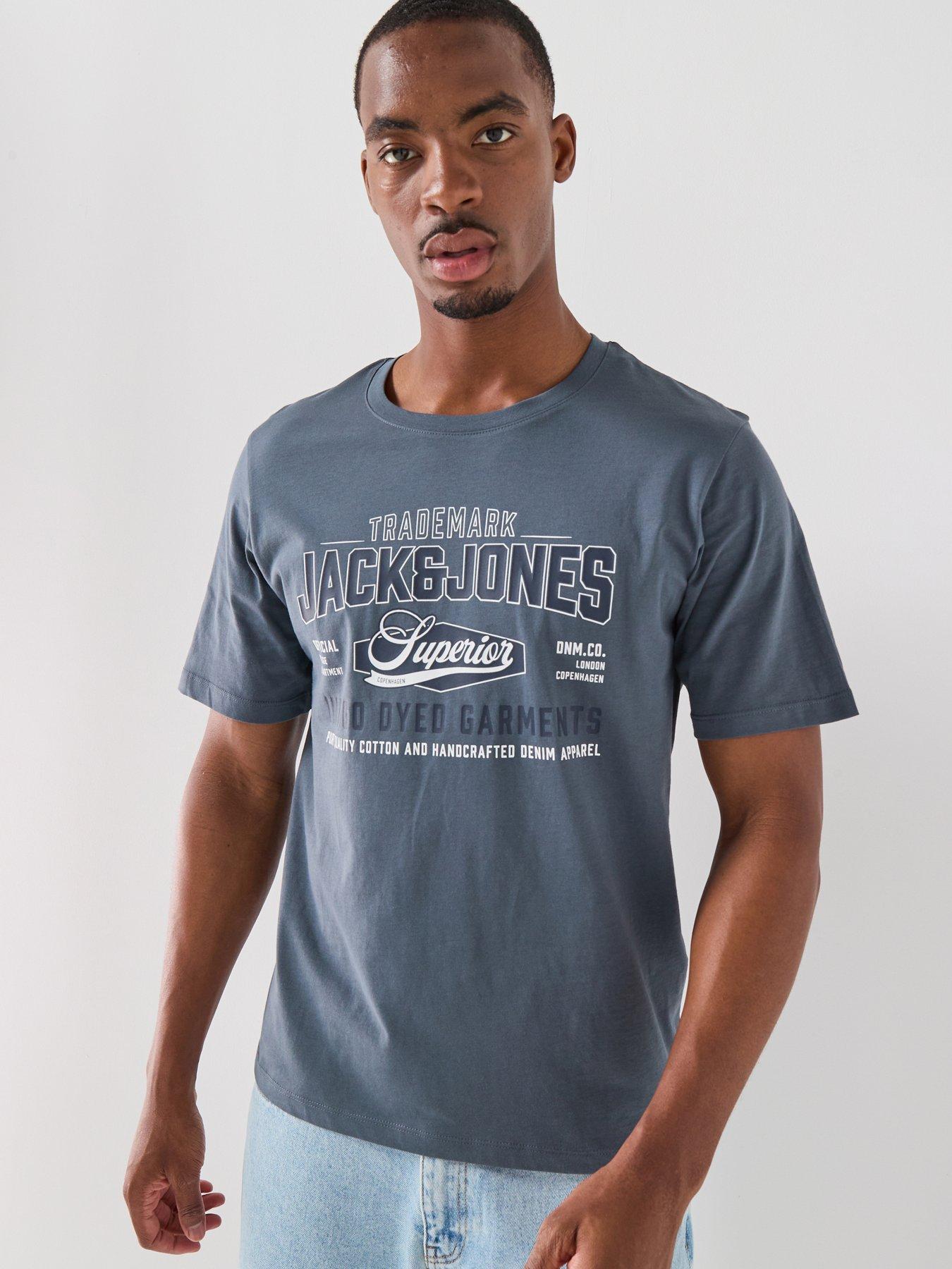 Jack & Jones Logo T-Shirt - Dark Blue