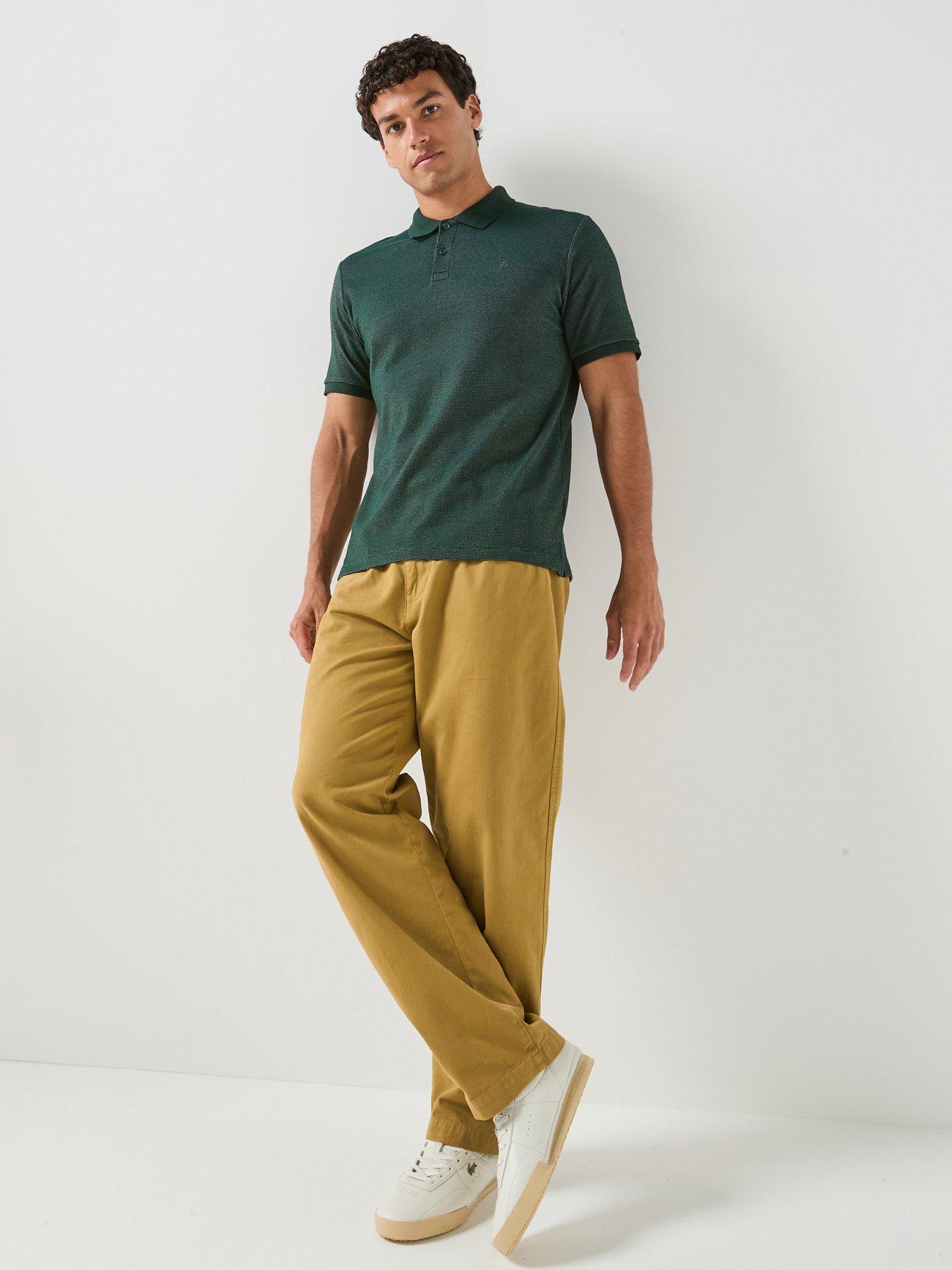 Jack & Jones Austin Twisted Short Sleeve Polo Shirt - Scarab