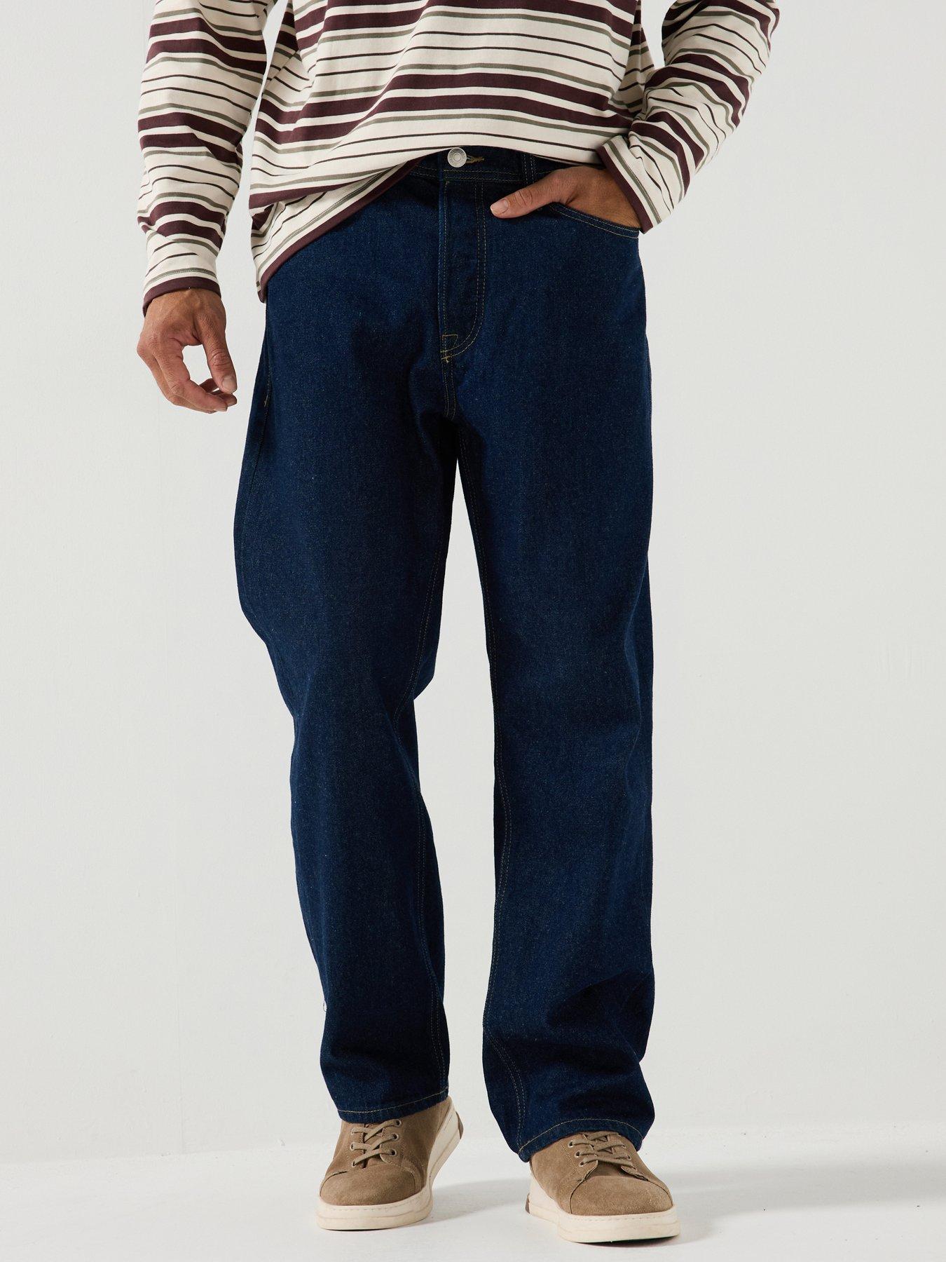 Jack & Jones Men's Eddie Loose Fit Jean - Blue