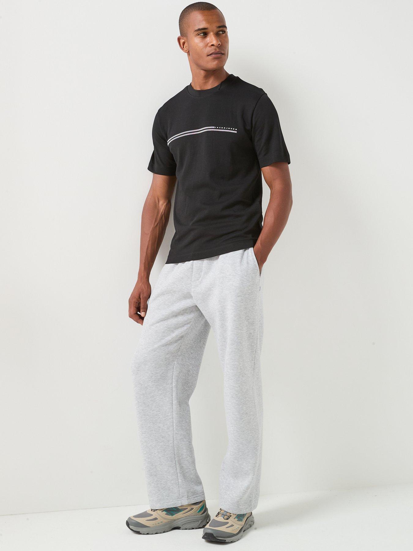 Image 3 of 6 of Jack & Jones Fusion Chest Branding T-Shirt - Black