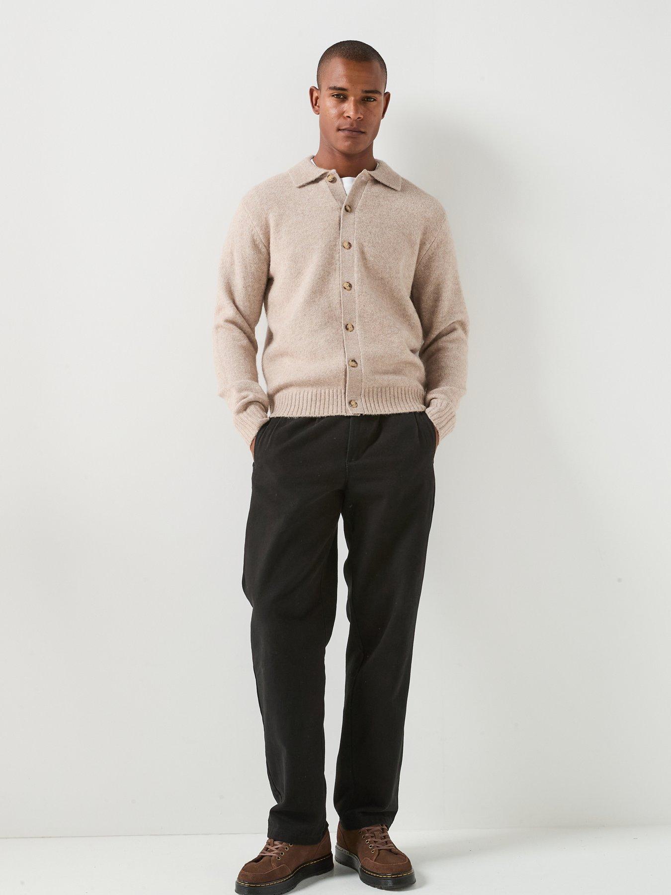 Image 3 of 6 of Jack & Jones Men's Soho Ollie Collared Button Through Cardigan - Atmosphere