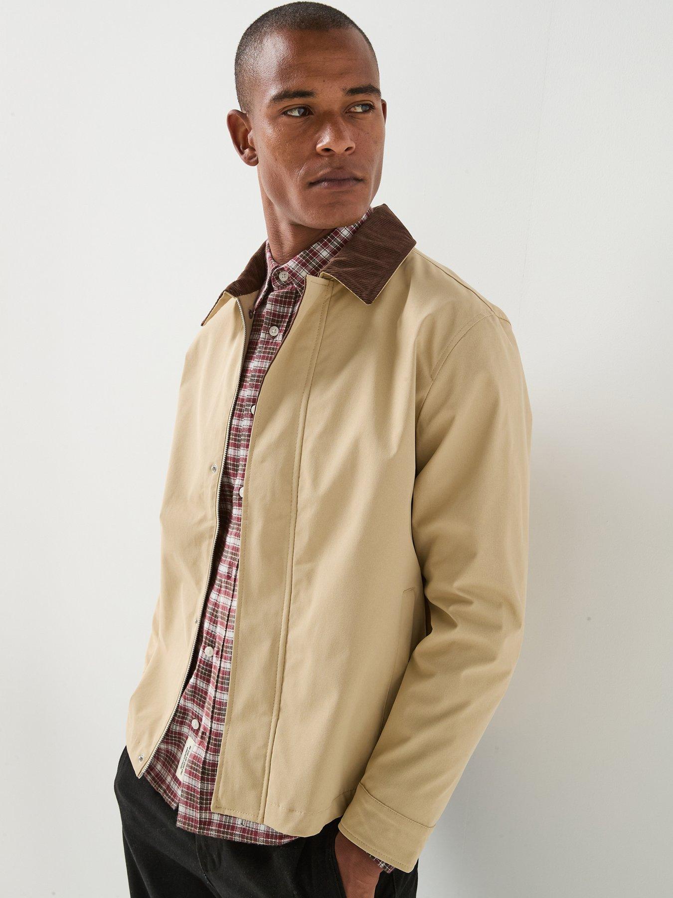 Image 1 of 6 of Jack & Jones Wolf Worker Jacket - Beige