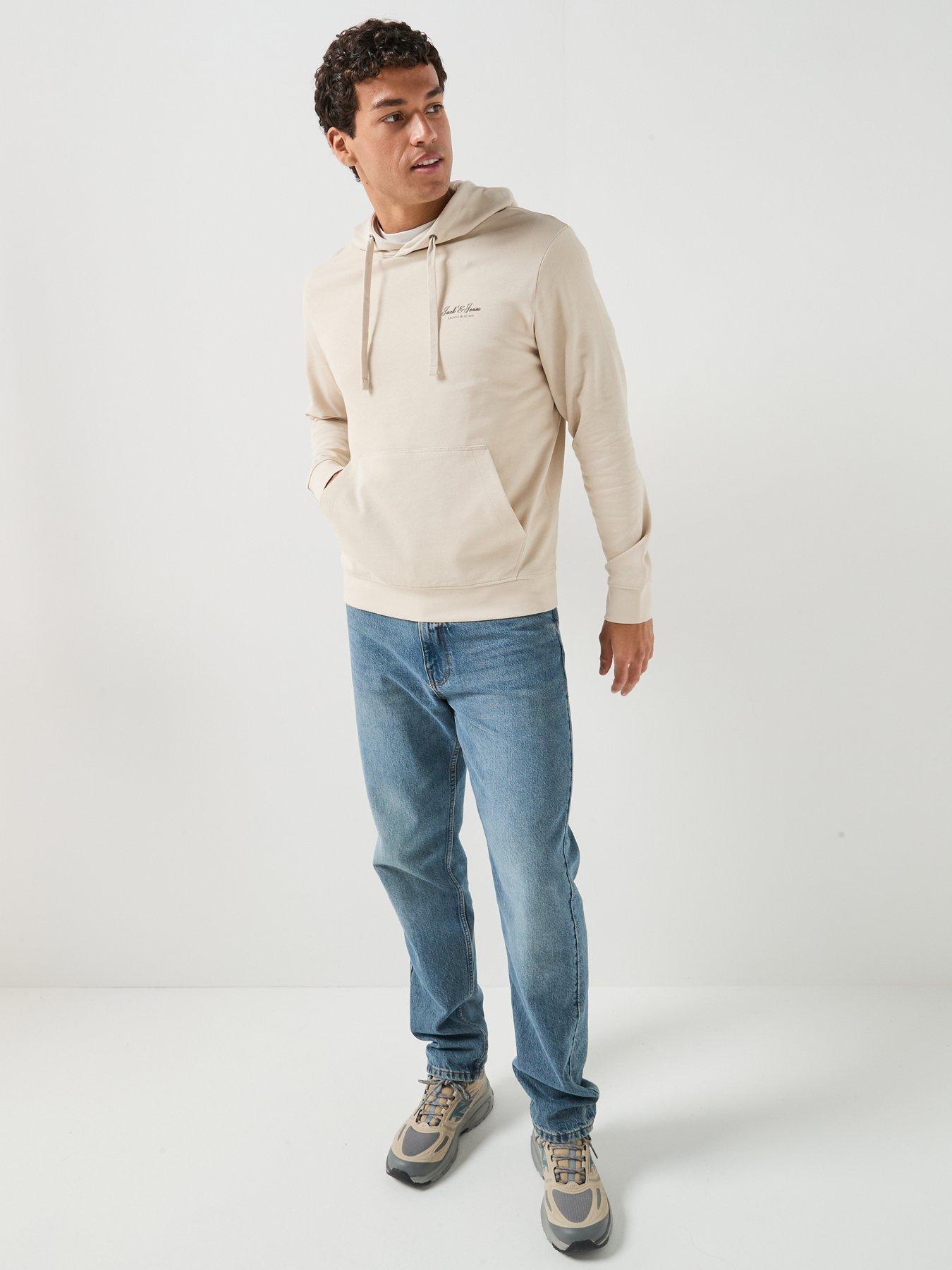 Image 3 of 5 of Jack & Jones Archive Hoodie - Cream