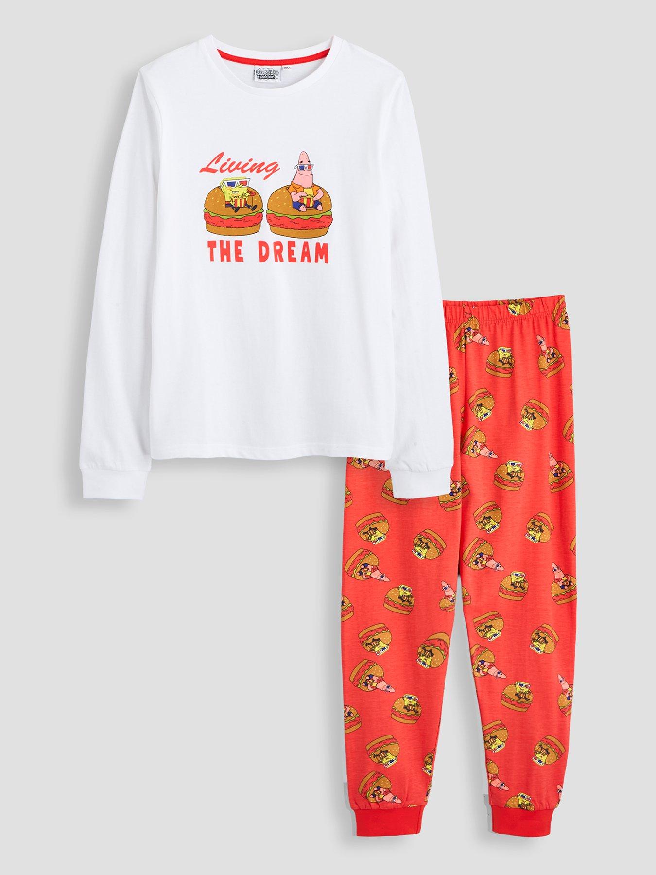 Image 1 of 5 of The Very Collection Sponge Bob pyjamas