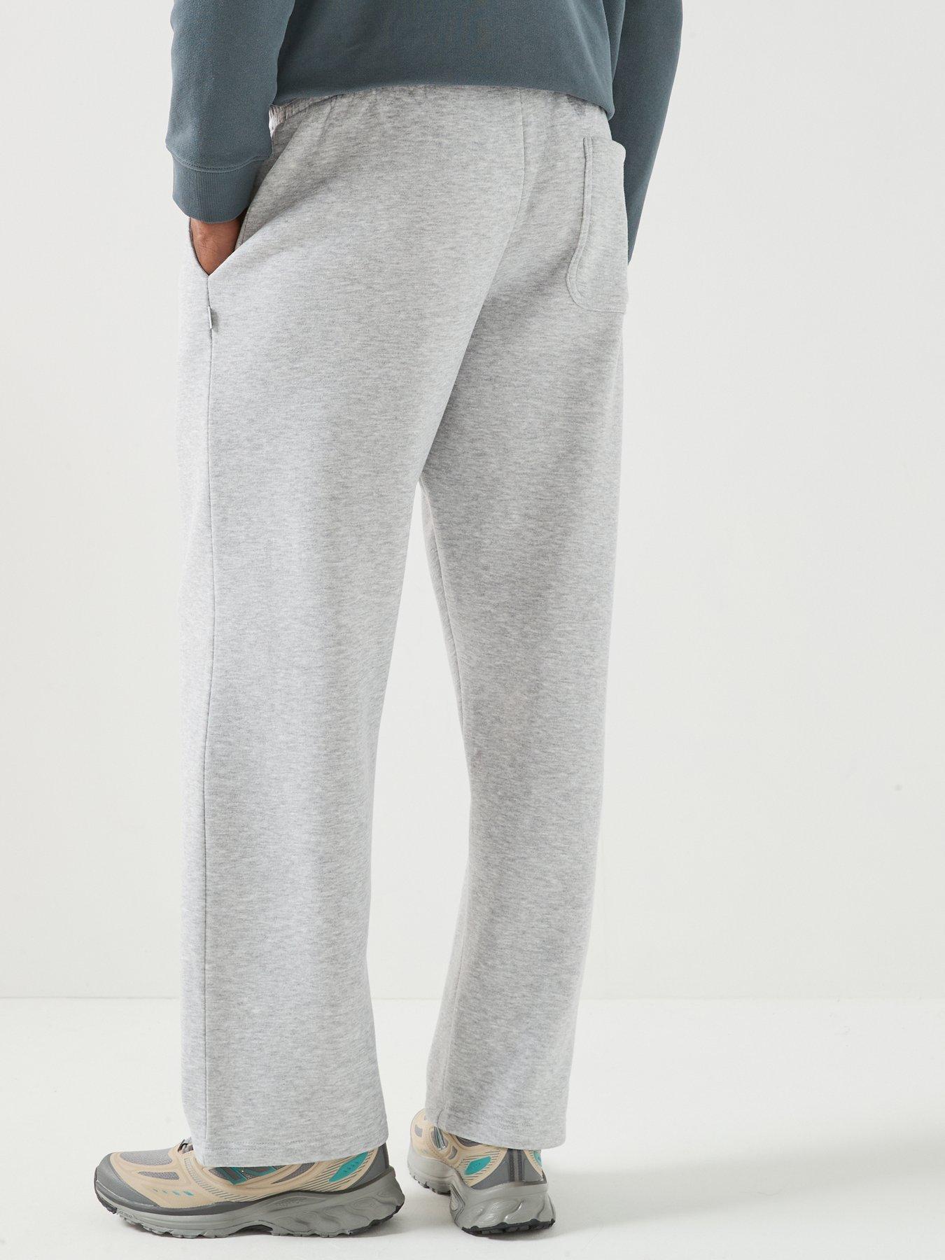 Image 2 of 5 of Jack & Jones Bill Bradley Wide Leg Joggers - Light Grey