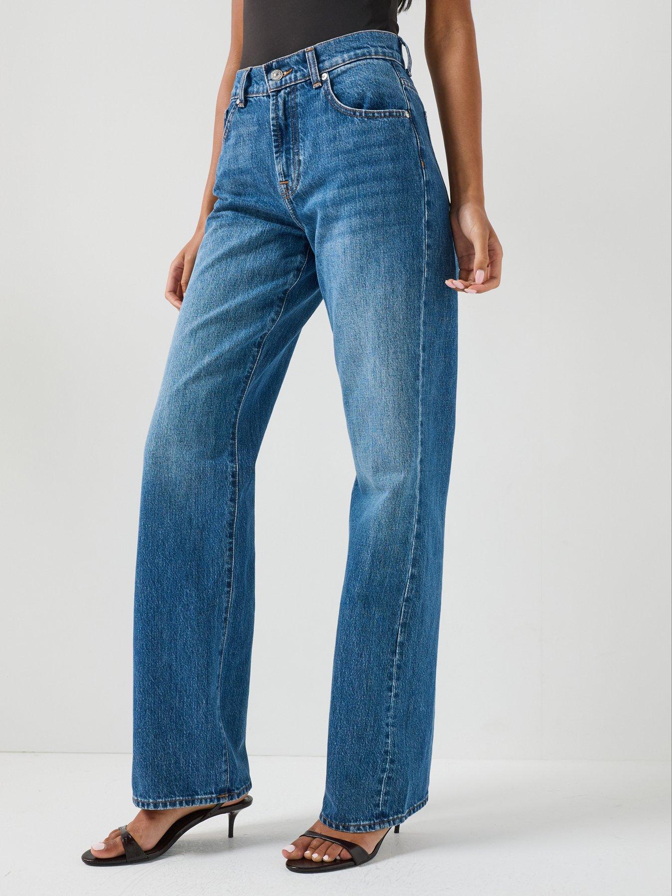 7 FOR ALL MANKIND Rigid Tess Trouser In Darkwind