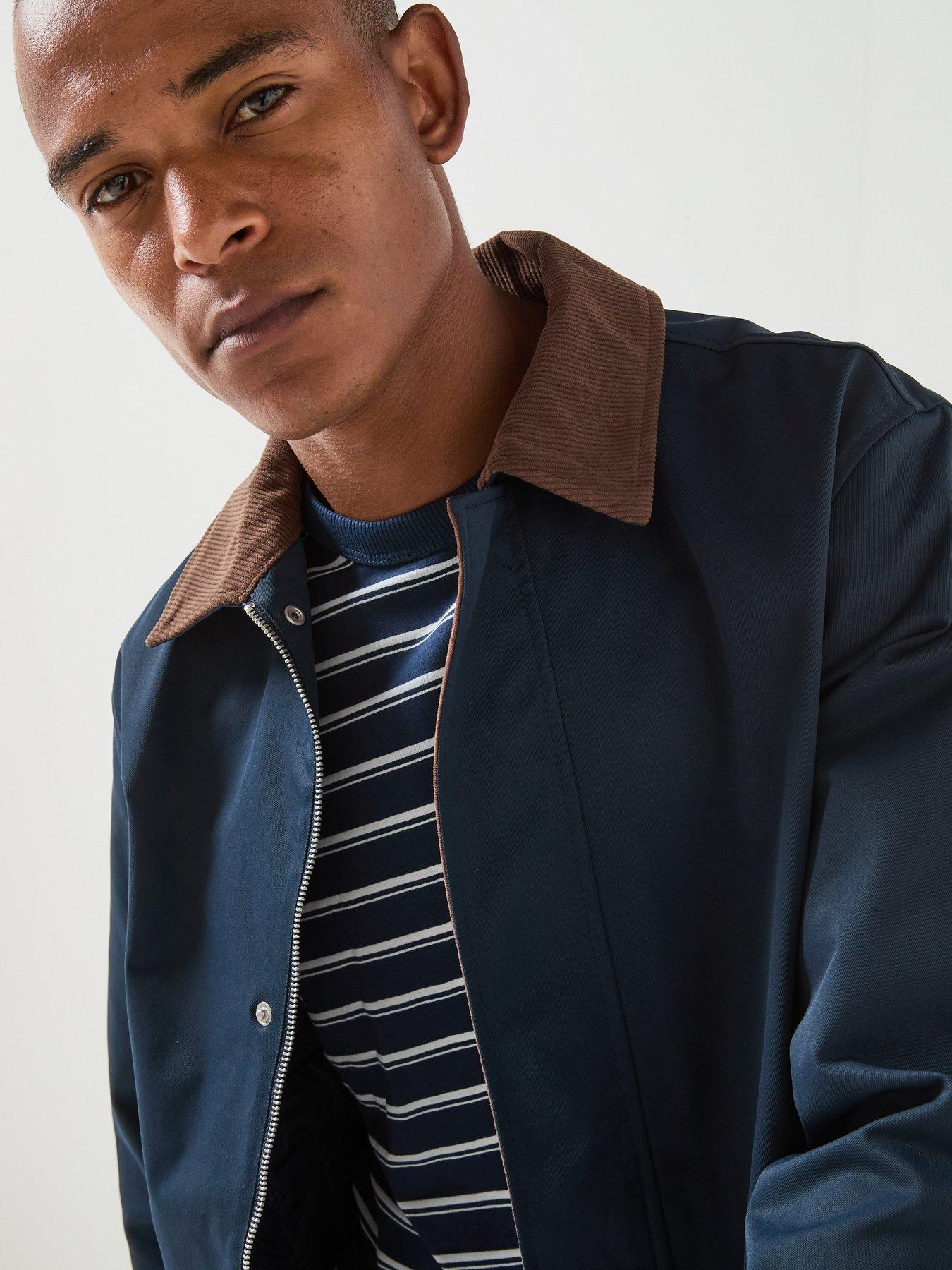 Image 4 of 6 of Jack & Jones Men's Worker Jacket with Spread Collar - Sky Captain
