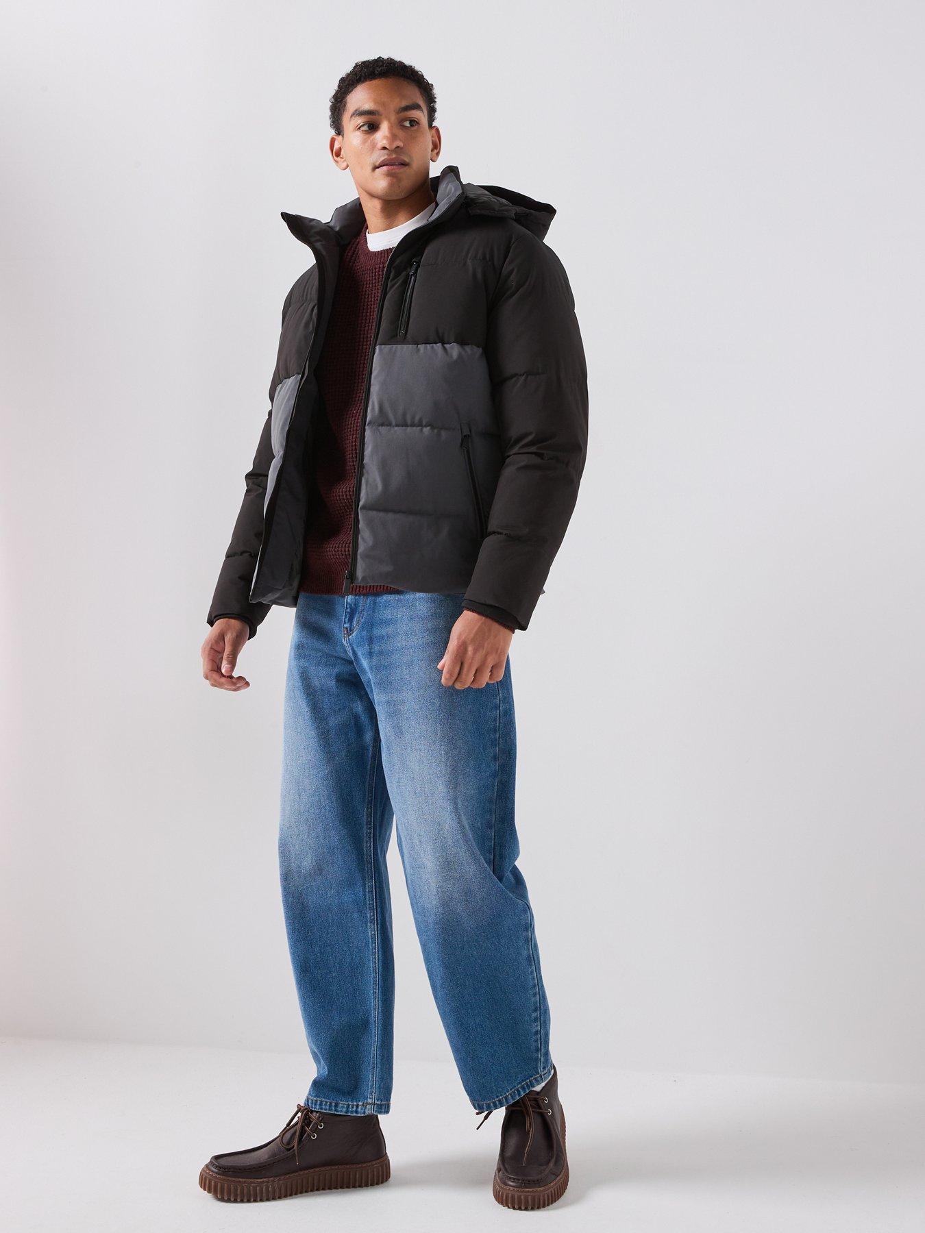 Image 3 of 6 of Jack & Jones Men's Becks Puffer Jacket - Asphalt