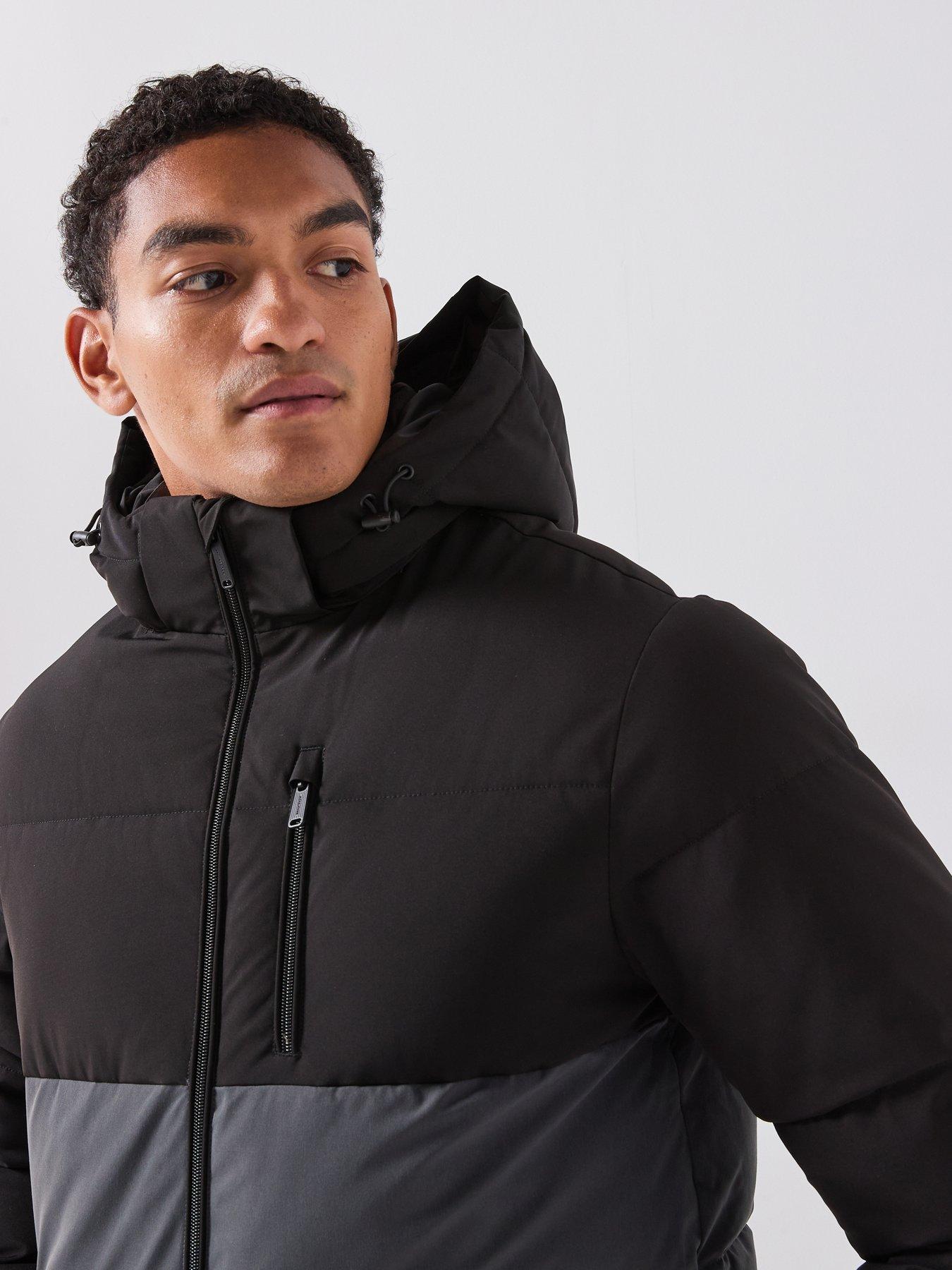 Image 4 of 6 of Jack & Jones Men's Becks Puffer Jacket - Asphalt