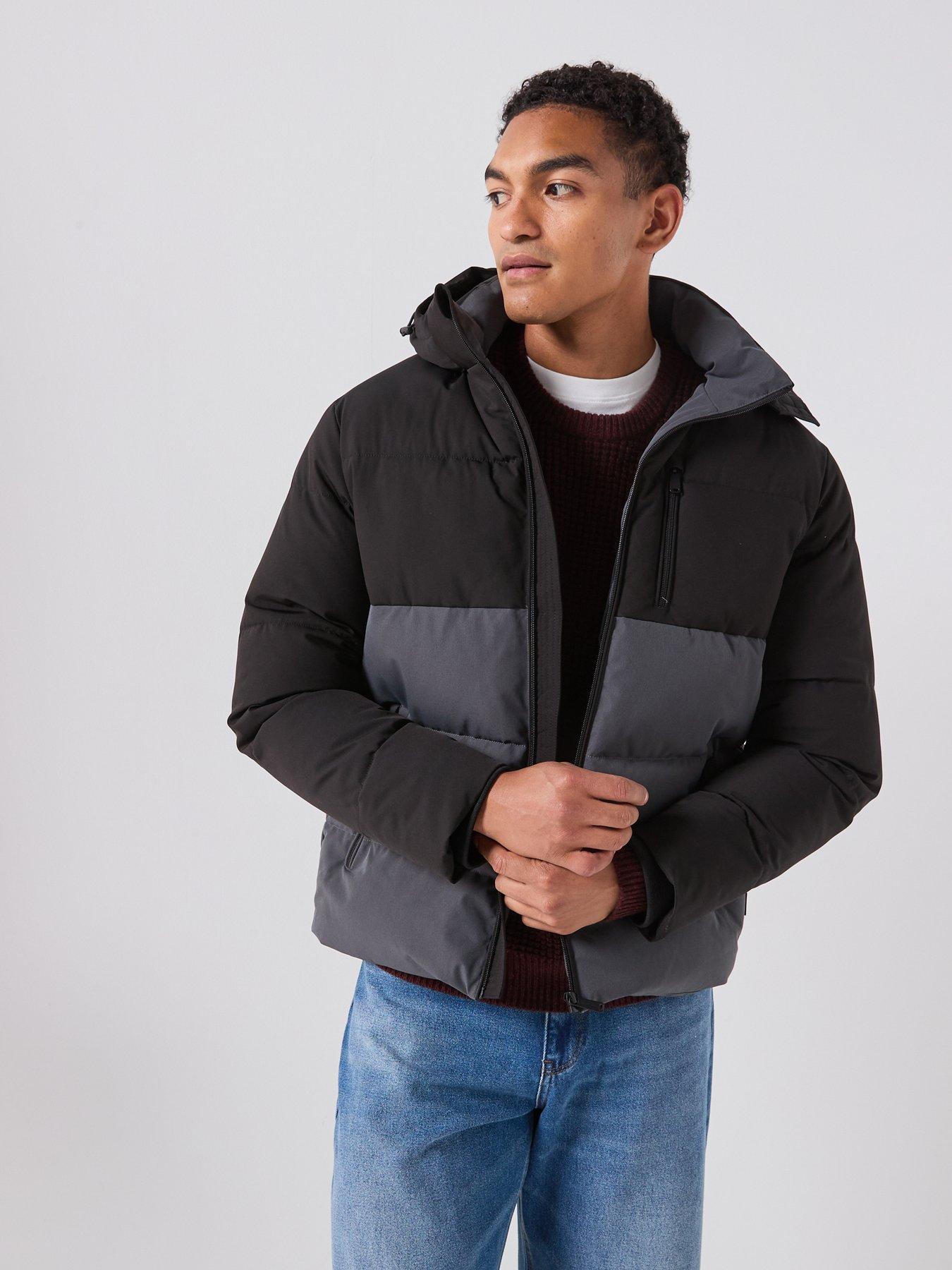 Image 5 of 6 of Jack & Jones Men's Becks Puffer Jacket - Asphalt
