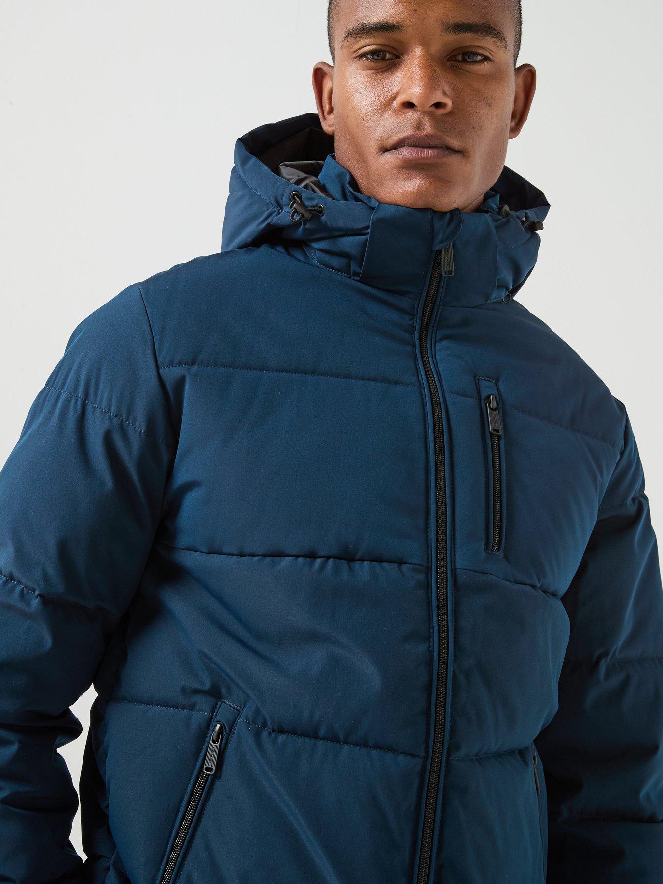 Image 4 of 6 of Jack & Jones Becks Puffer Jacket - Navy