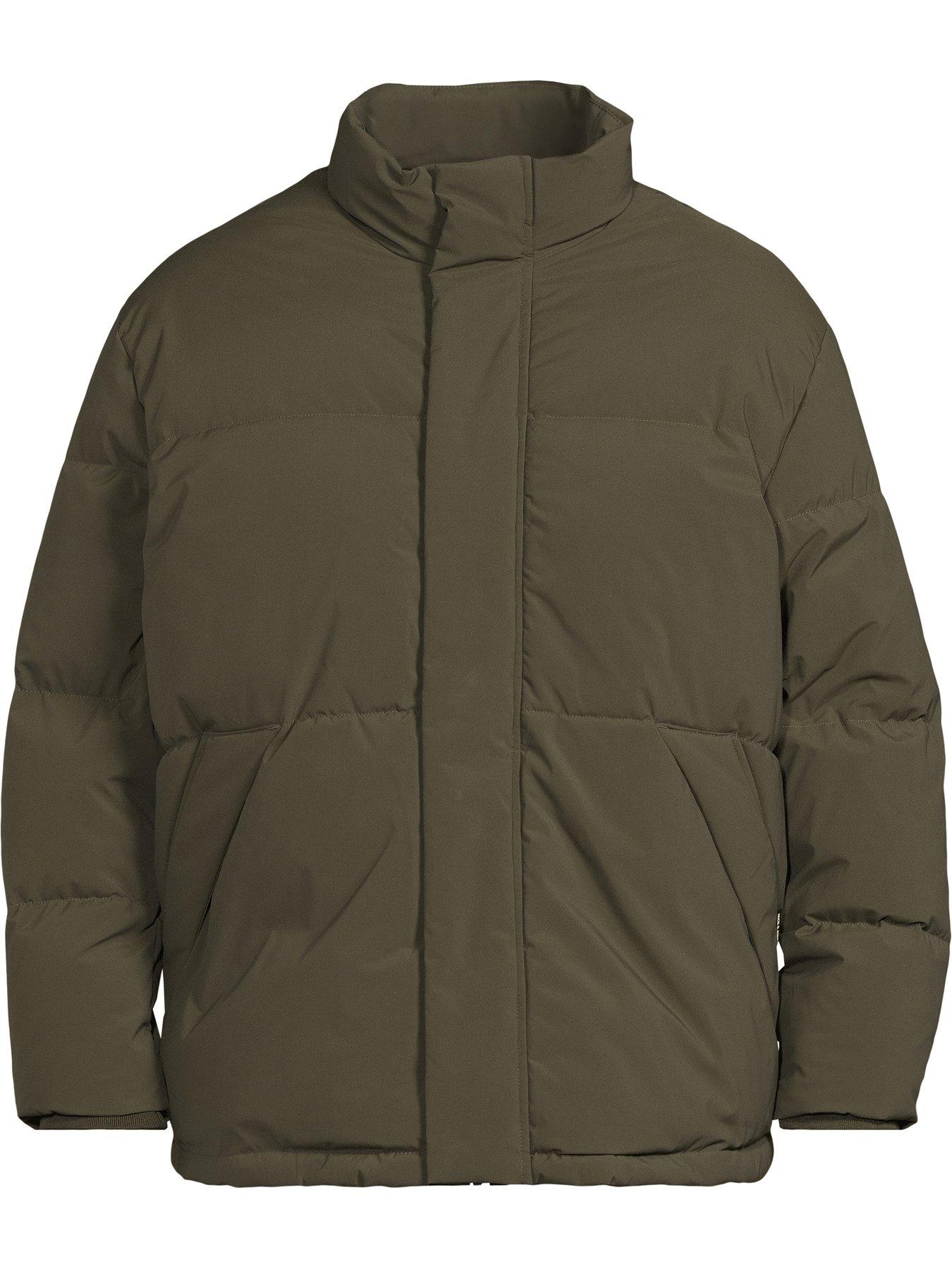Image 5 of 5 of Jack & Jones Men's Plus Soho Puffer Coat - Khaki