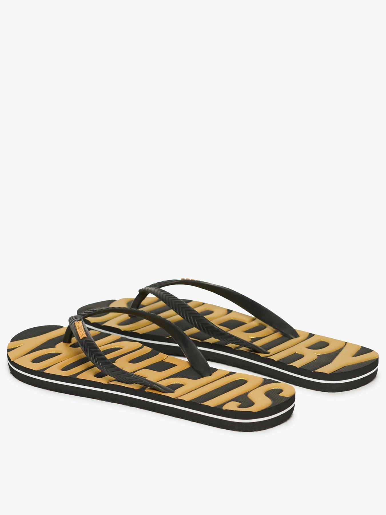 Image 3 of 7 of Superdry Vintage Vegan Flip Flop - Black