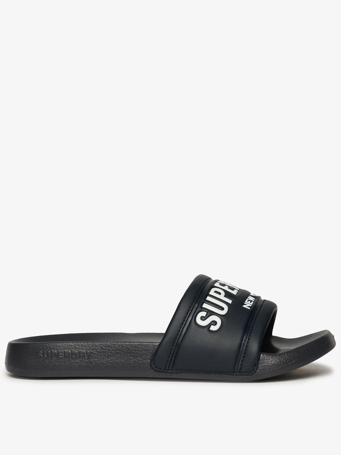 Superdry City Luxe Pool Slide - Black