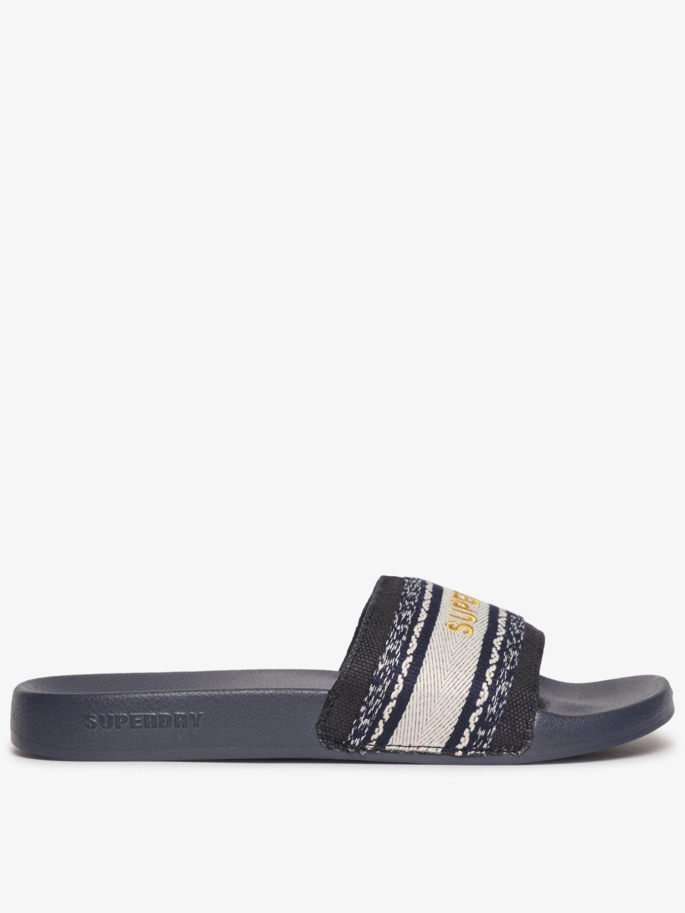 Image 1 of 6 of Superdry Webbing Vegan Pool Slide