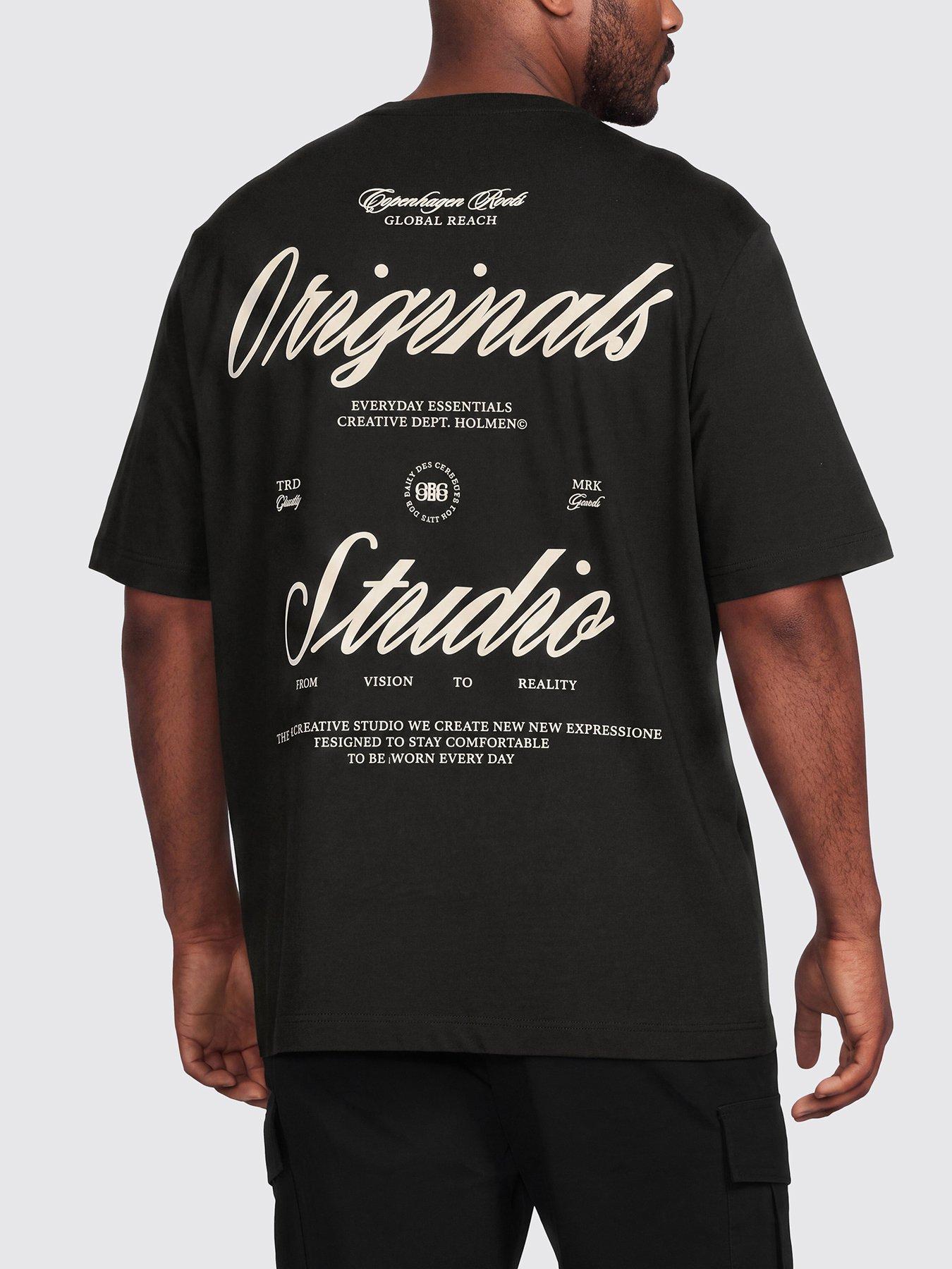 Jack & Jones Jack  &  Jones Plus Norrebro Typo T-Shirt