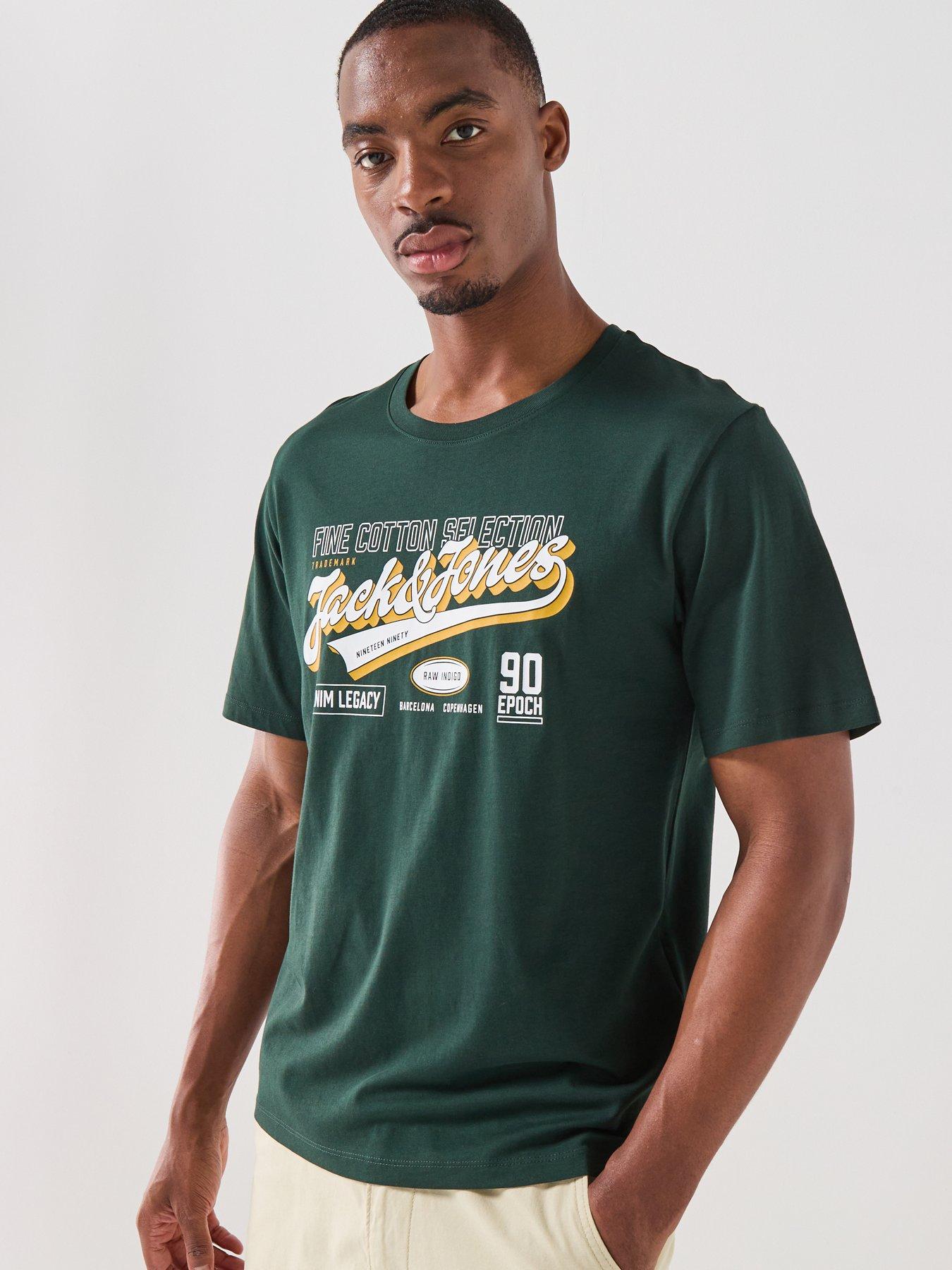 Jack & Jones Logo T-Shirt - Dark Green