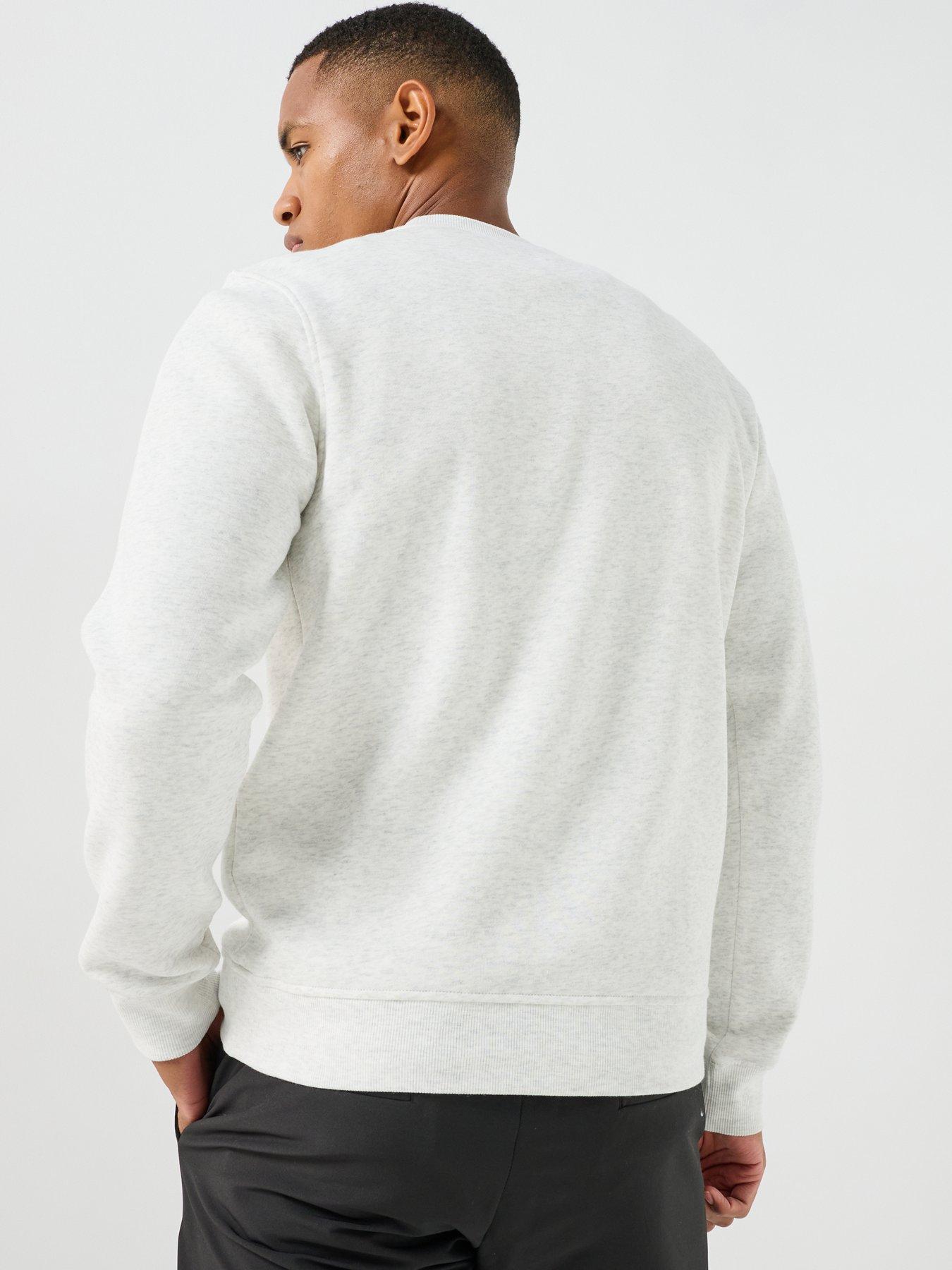 Image 2 of 5 of Jack & Jones Frederiksberg Logo Crew Neck Sweatshirt - White