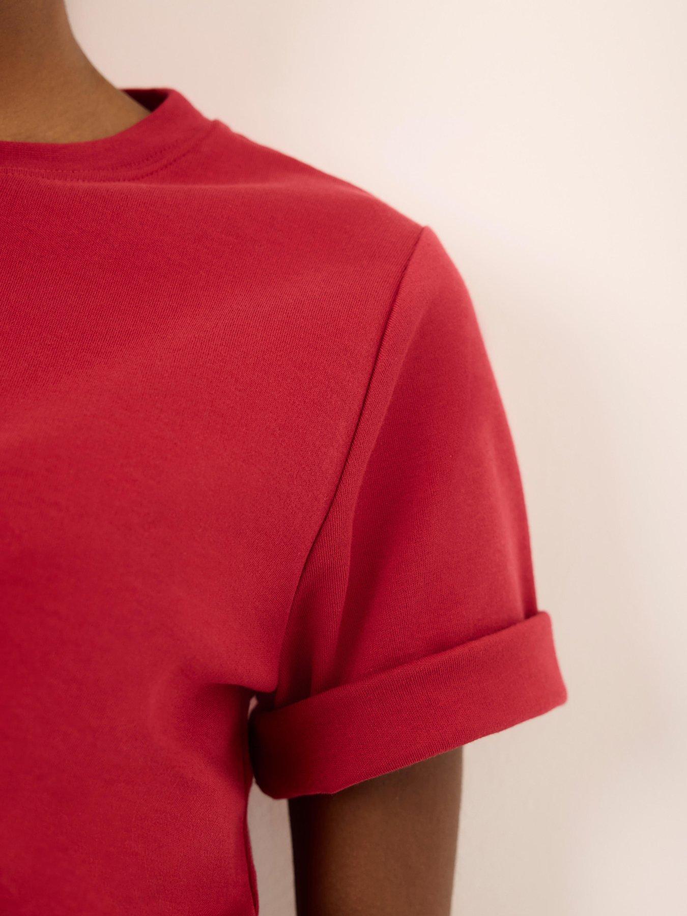 Image 3 of 6 of Mint Velvet Red Ultimate Cotton T-shirt