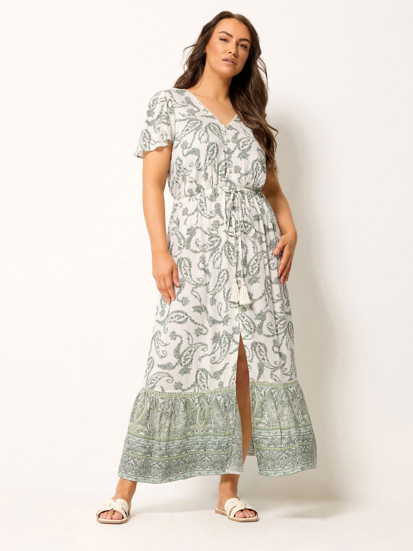 Yours Curve Gypsy Border Maxi Dress
