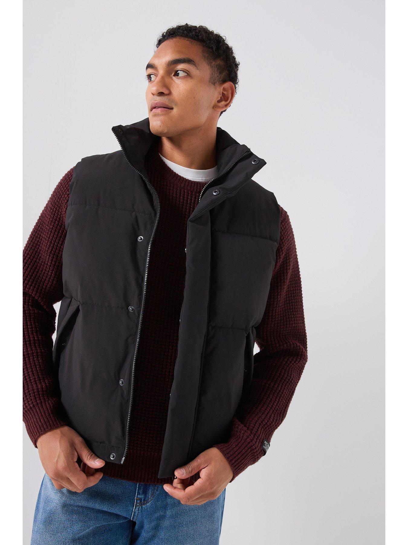 Image 1 of 6 of Jack & Jones Soho Padded Gilet - Black