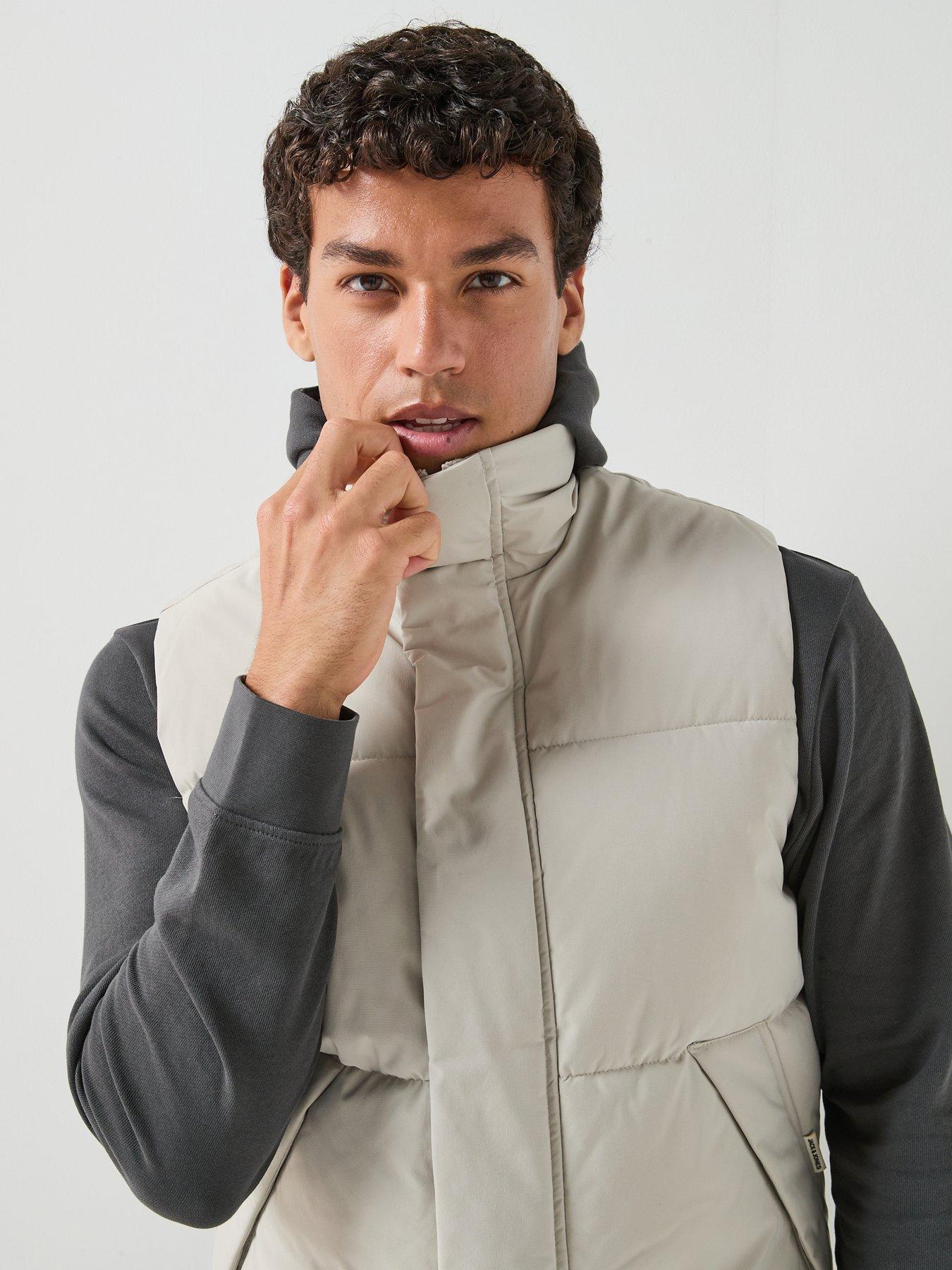 Image 4 of 6 of Jack & Jones Soho Padded Gilet - Dove