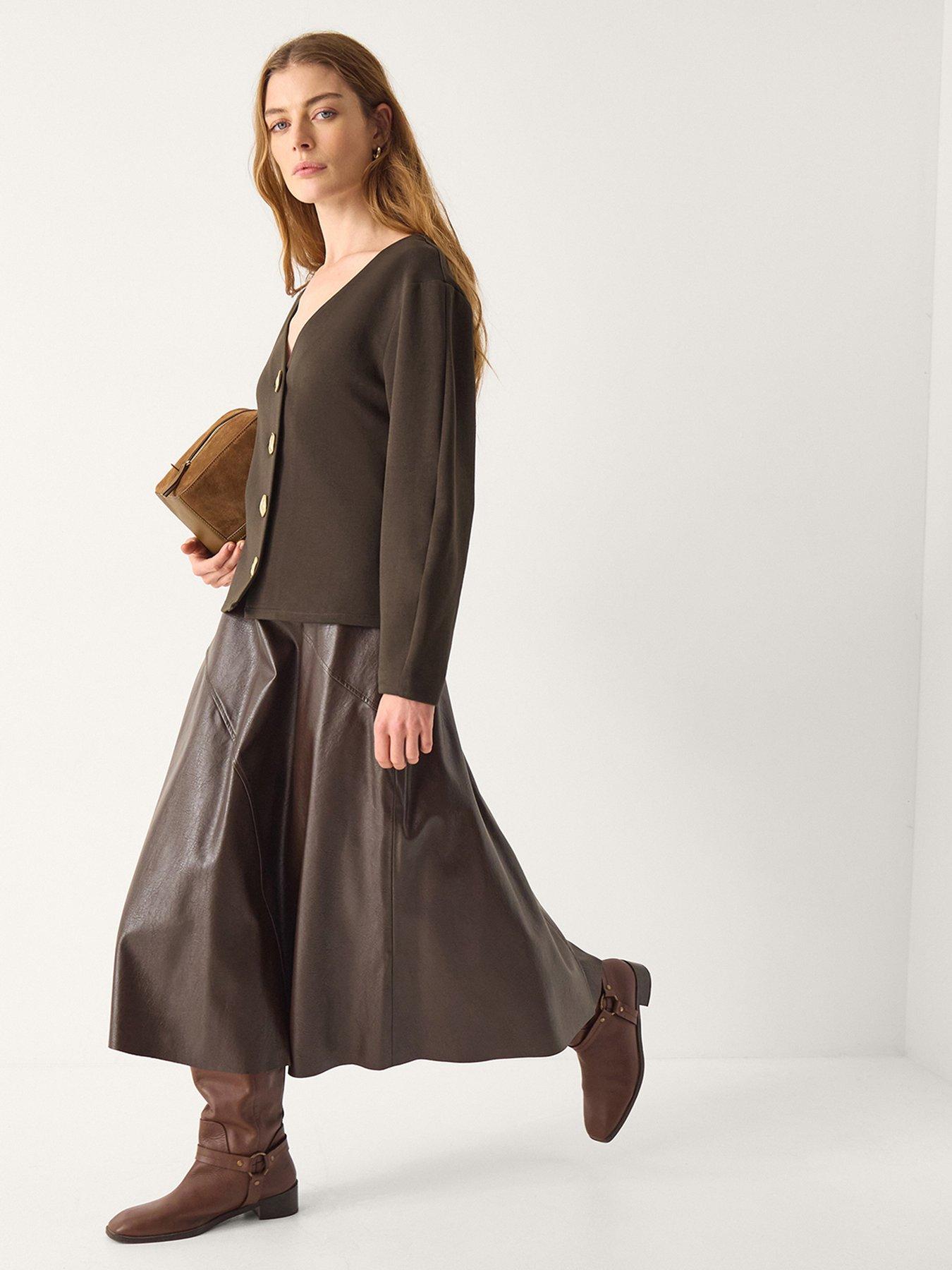 Image 3 of 5 of Monsoon Perna Ponte Jersey Top