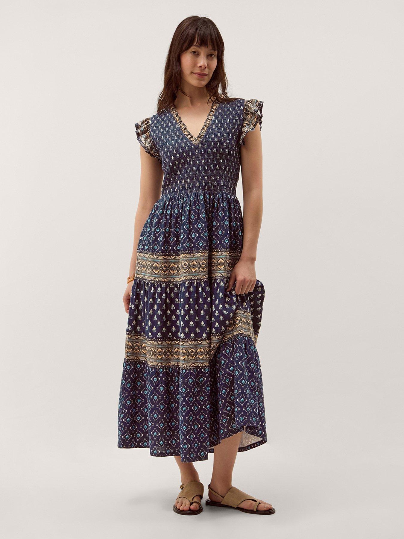 Image 1 of 5 of Monsoon Amaya Jersey Maxi Dress
