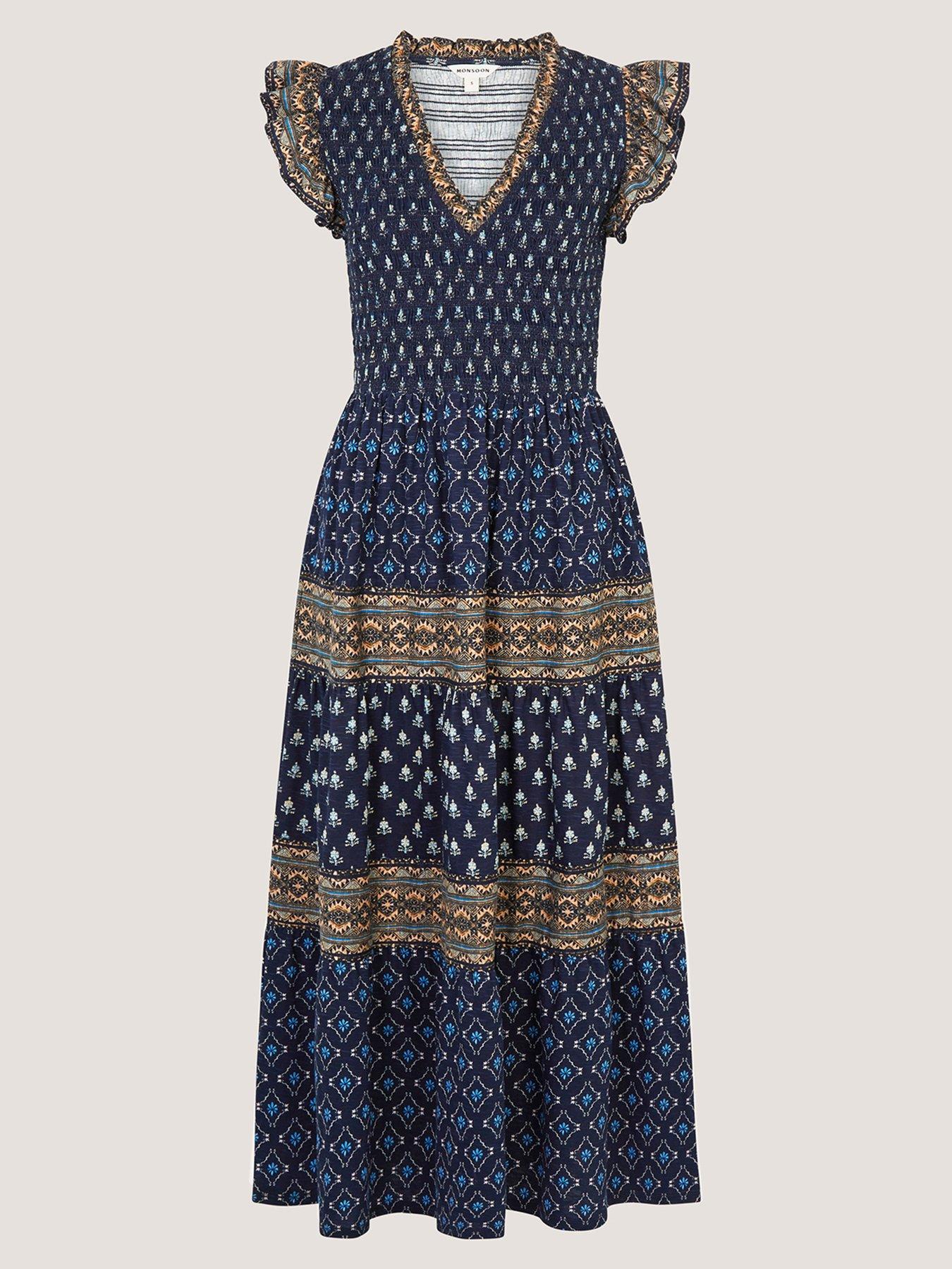 Image 5 of 5 of Monsoon Amaya Jersey Maxi Dress