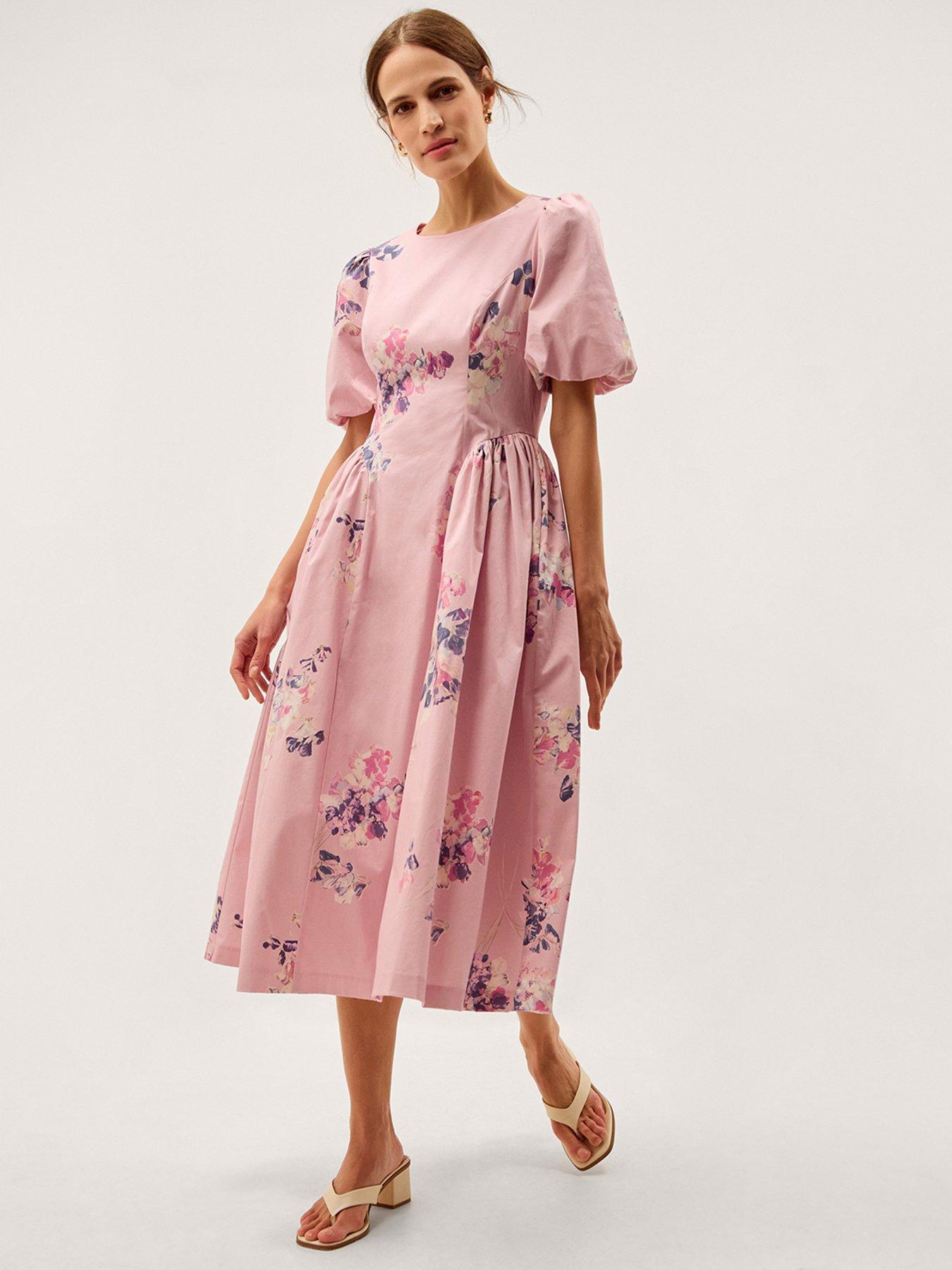 Image 1 of 5 of Monsoon Amber Cotton Dress