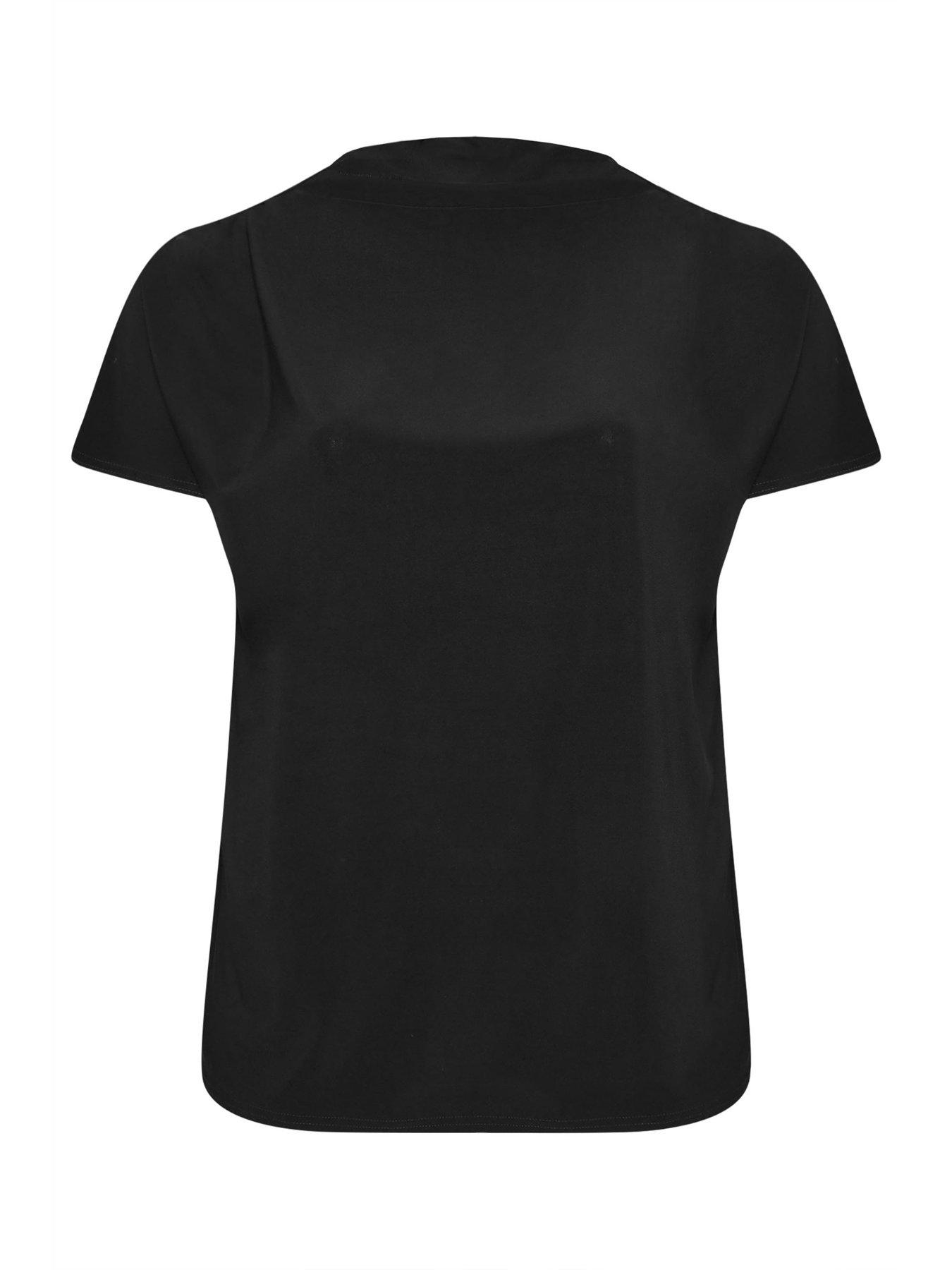 Image 5 of 5 of Yours Curve Pleat Detail Shoulder Top
