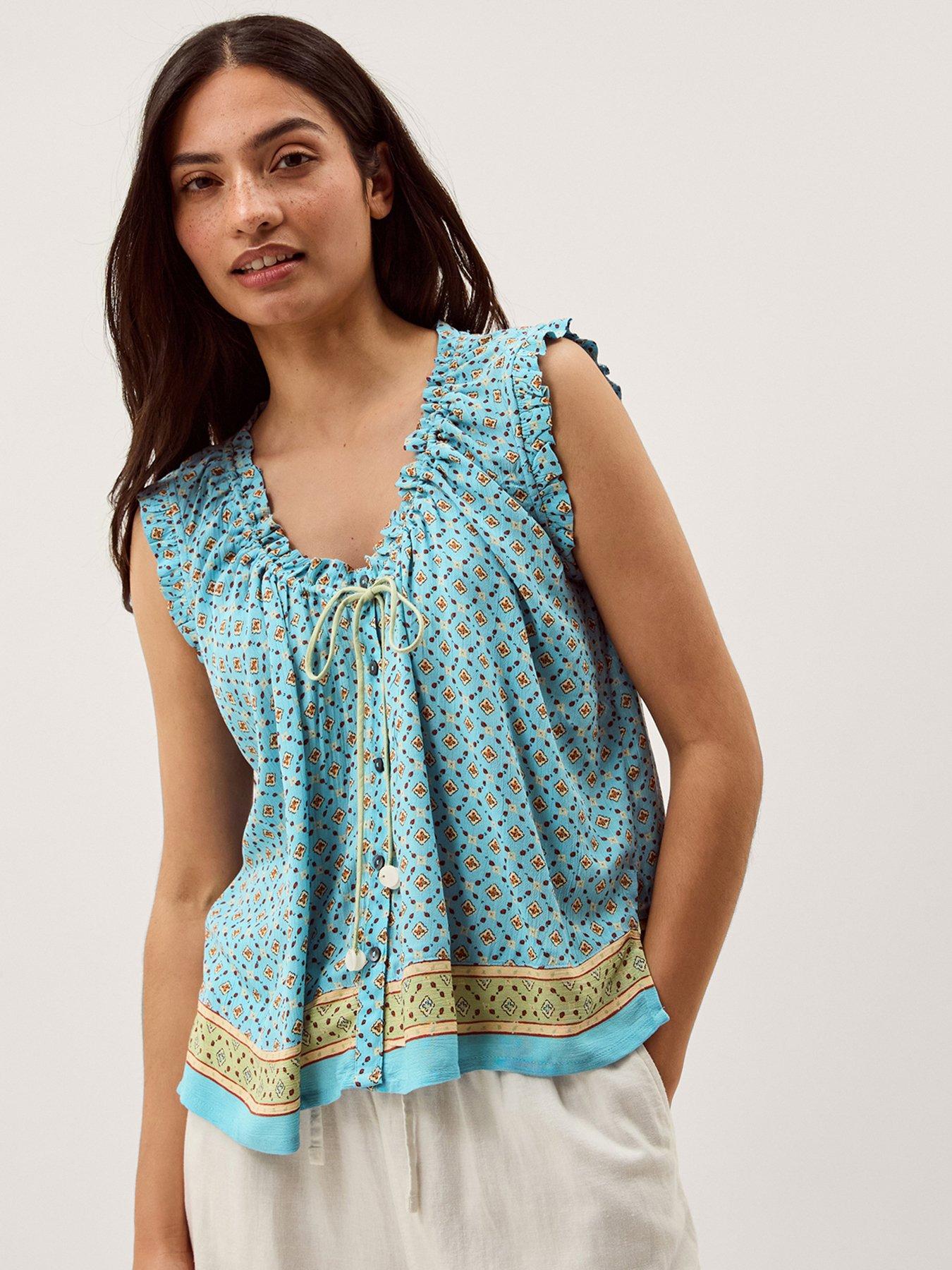 front image of monsoon-millie-top
