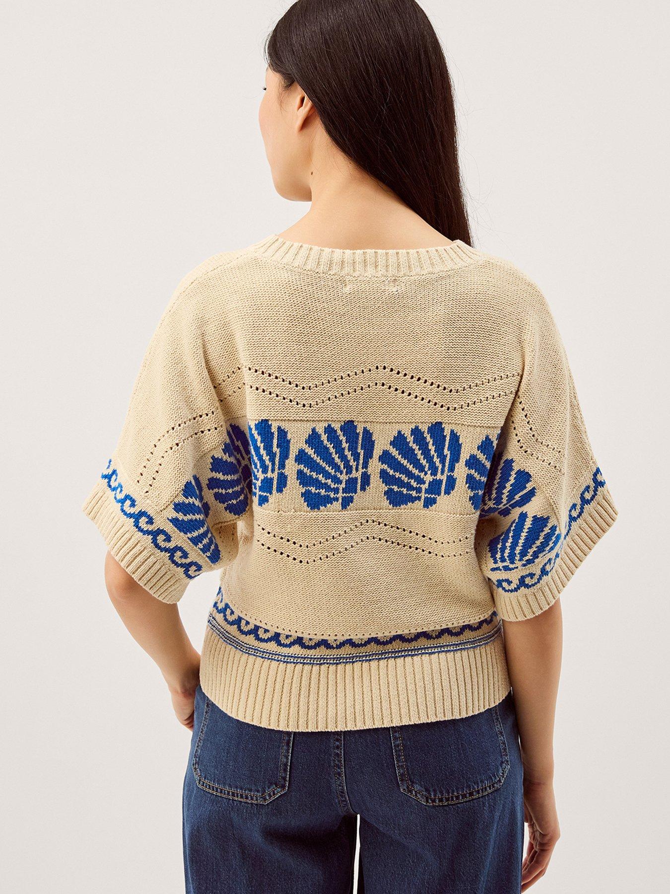  image of monsoon-safi-shell-jumper-cream
