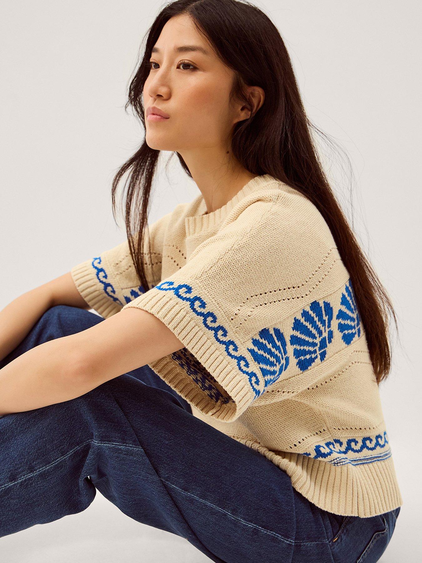  image of monsoon-safi-shell-jumper-cream