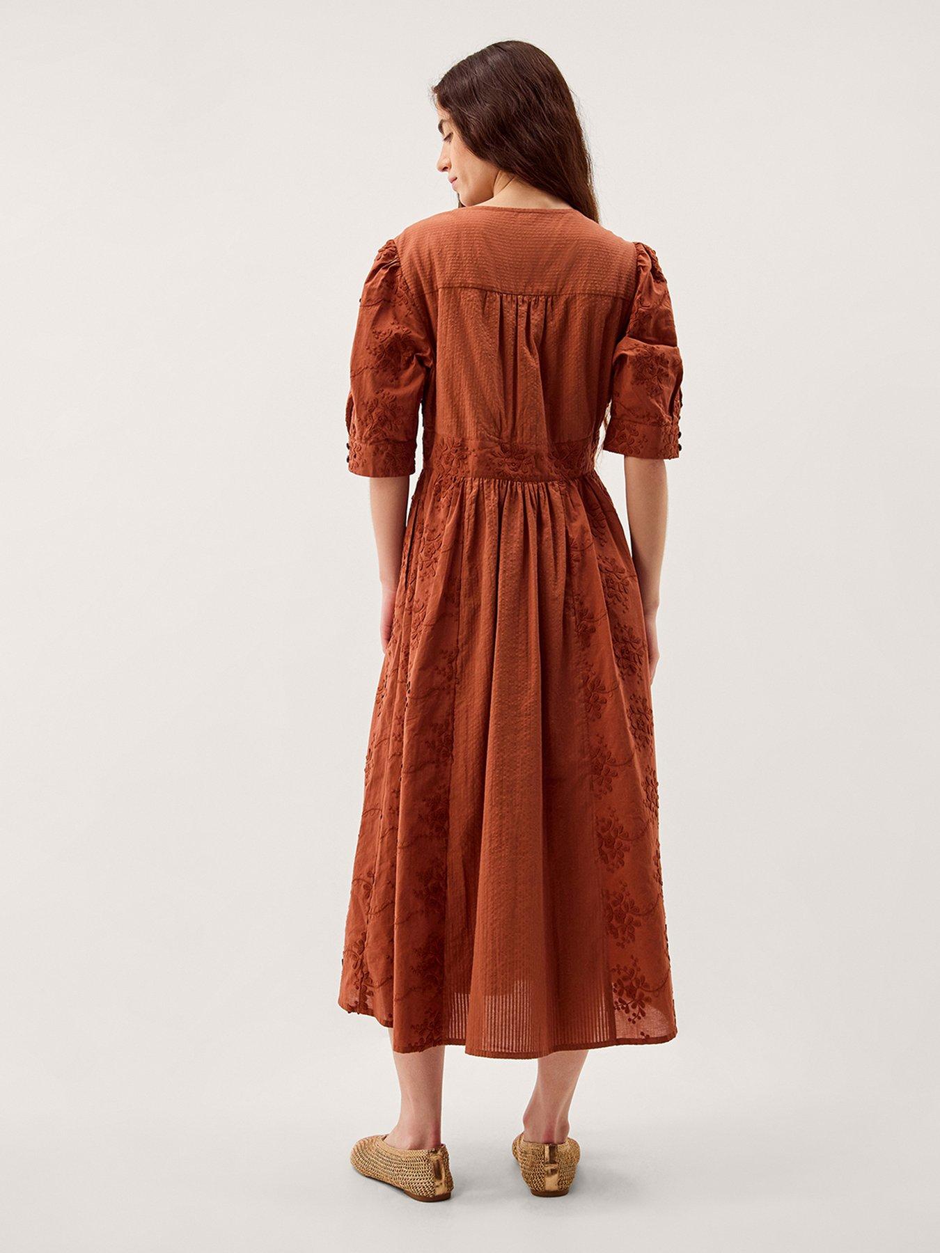 Image 2 of 5 of Monsoon Harika Emb Dress