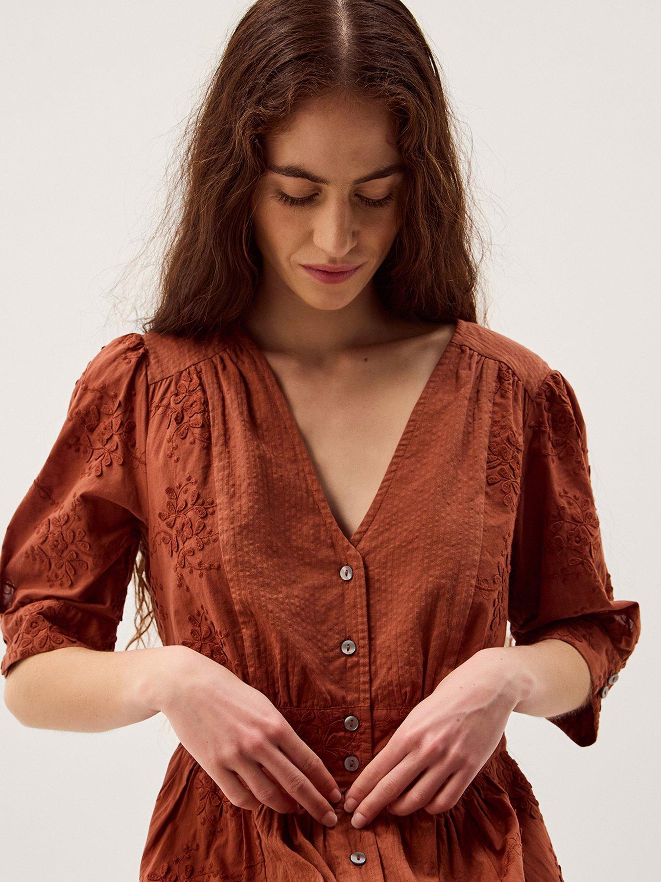Image 3 of 5 of Monsoon Harika Emb Dress