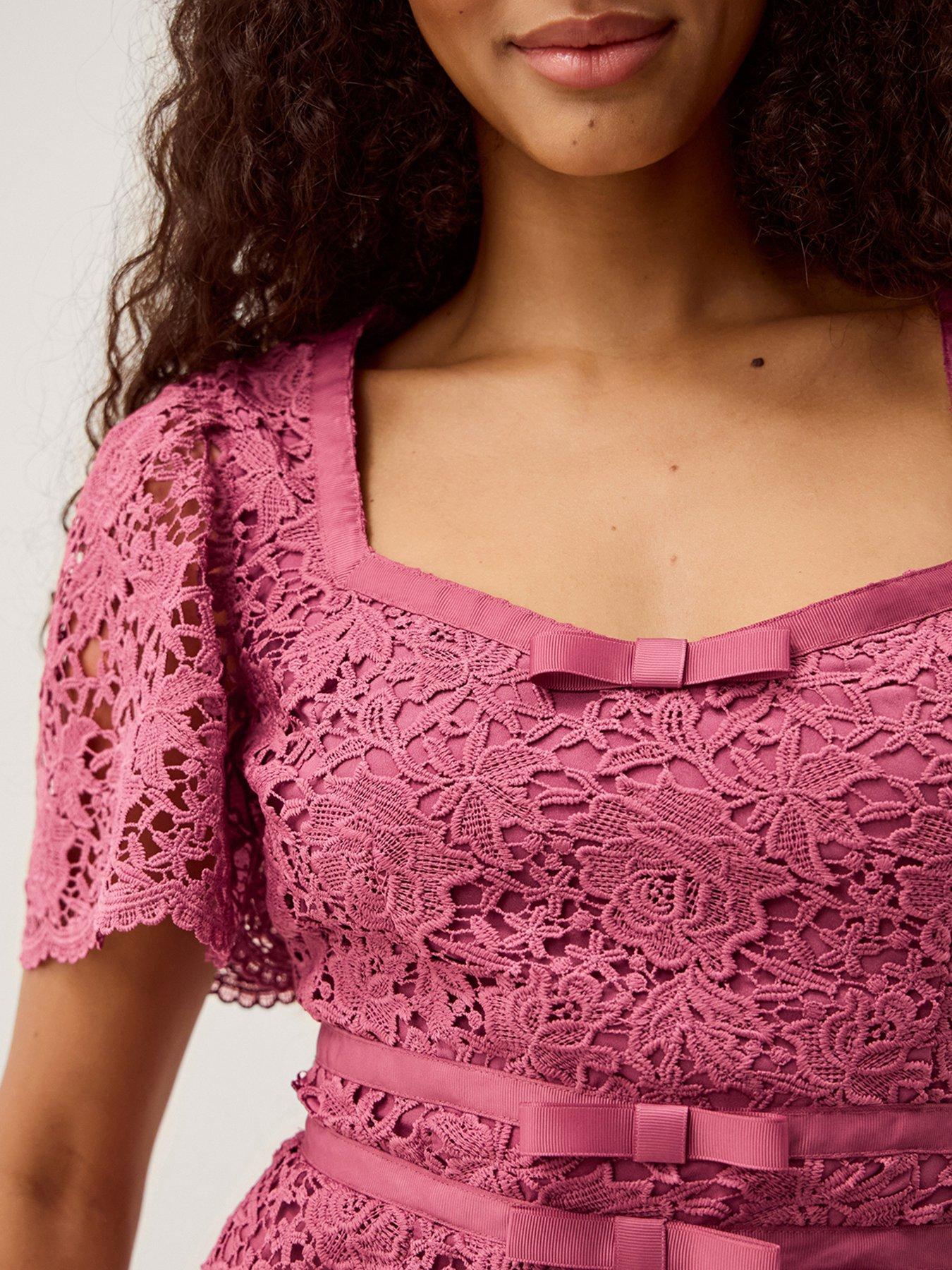 Image 4 of 6 of Monsoon Regina Lace Dress
