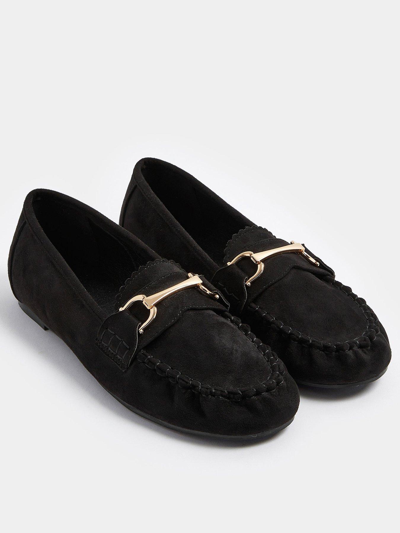 Image 2 of 4 of Yours Wide Fit Snaffle Trim Shoe
