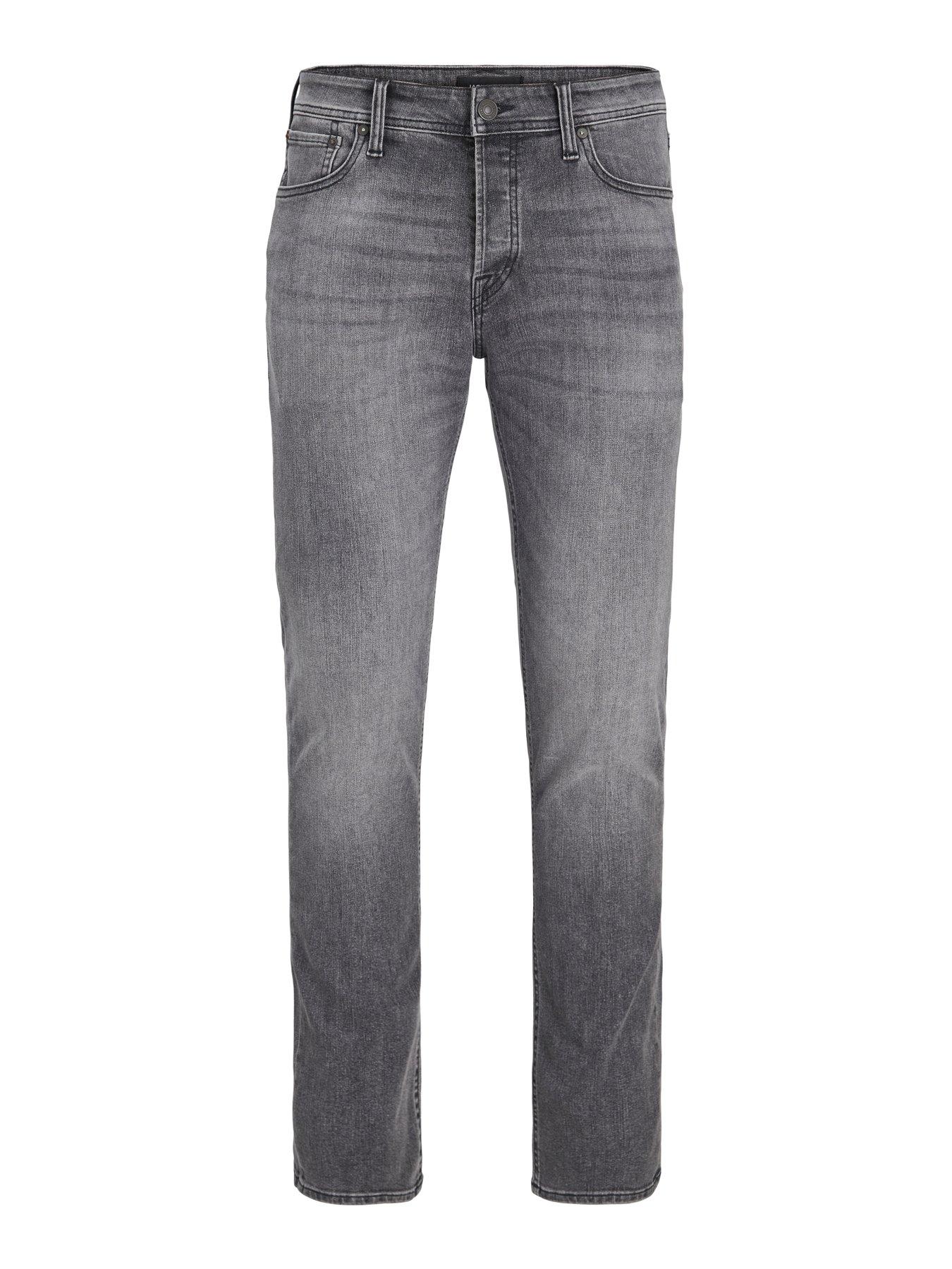 Image 3 of 4 of Jack & Jones Jack &amp; Jones Plus Mike Tapered Fit Jeans