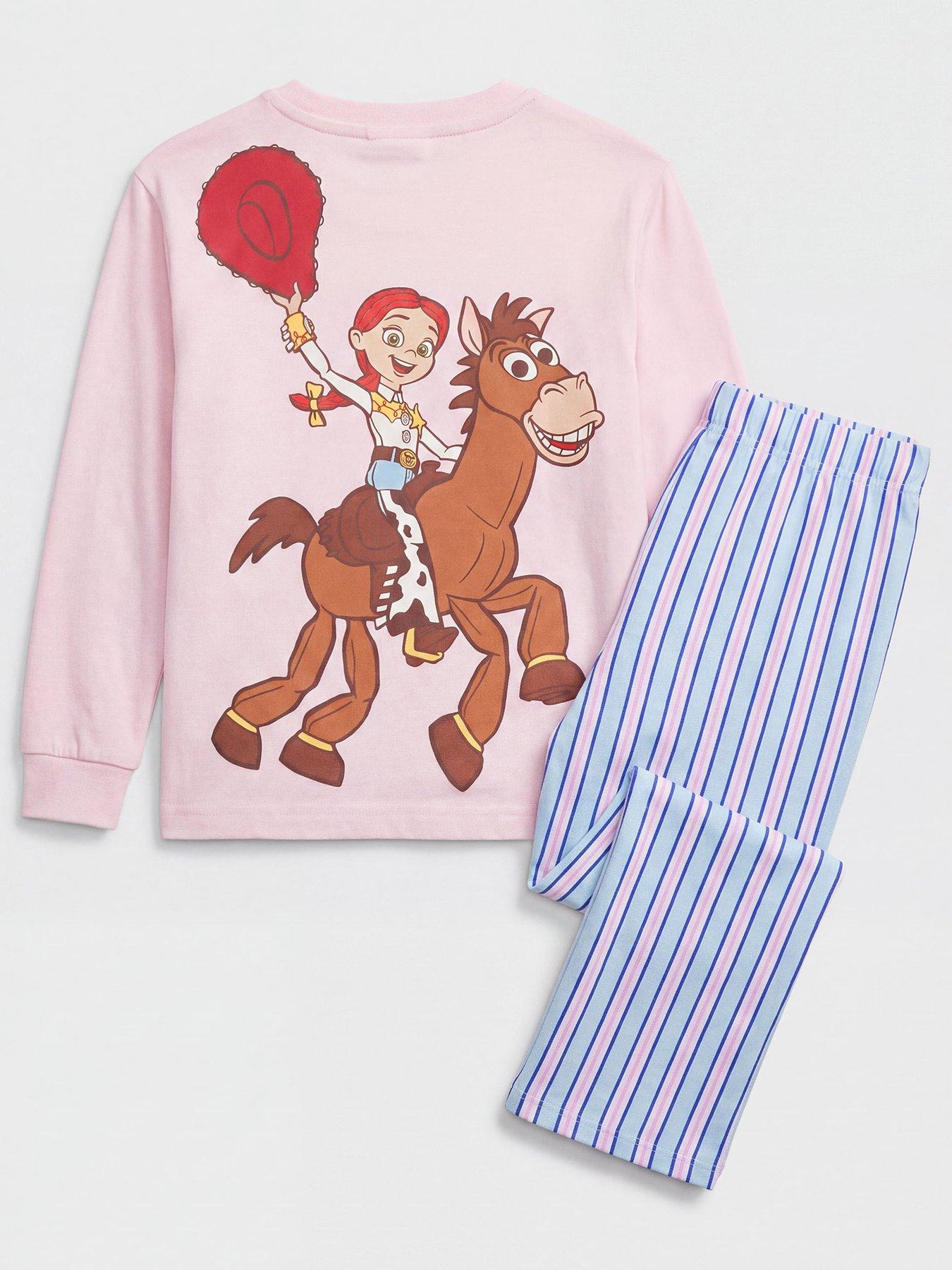 Image 2 of 5 of The Very Collection Girls Toy Story Jessie Graphic Long Sleeve Pyjamas - Pink