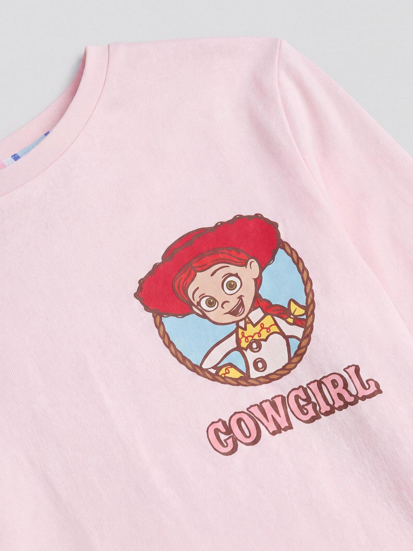 Image 3 of 5 of The Very Collection Girls Toy Story Jessie Graphic Long Sleeve Pyjamas - Pink