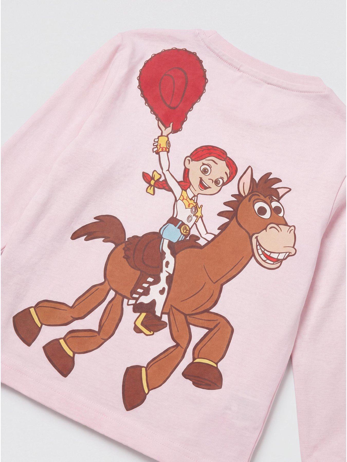 Image 4 of 5 of The Very Collection Girls Toy Story Jessie Graphic Long Sleeve Pyjamas - Pink