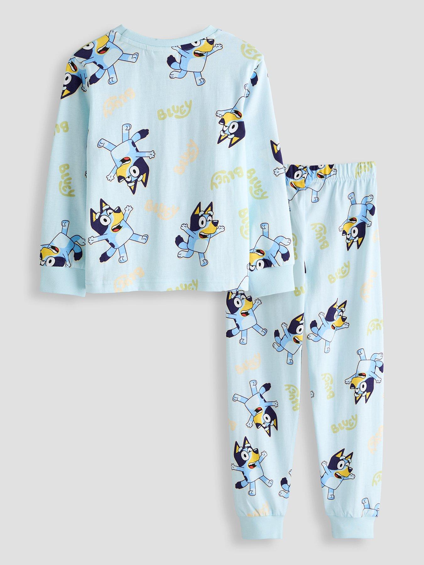 Image 2 of 6 of The Very Collection Bluey all over print boys pyjama
