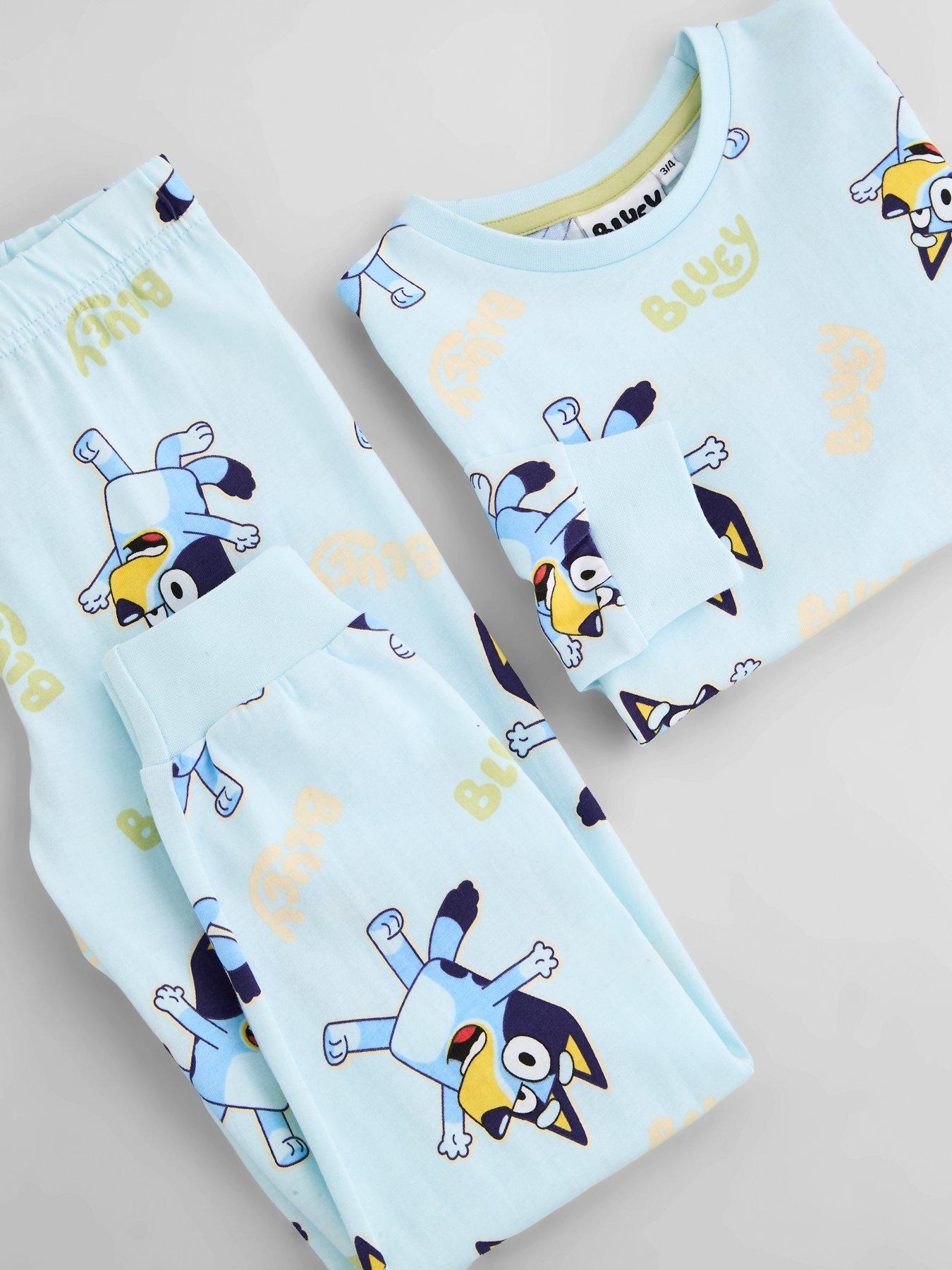 Image 3 of 6 of The Very Collection Bluey all over print boys pyjama