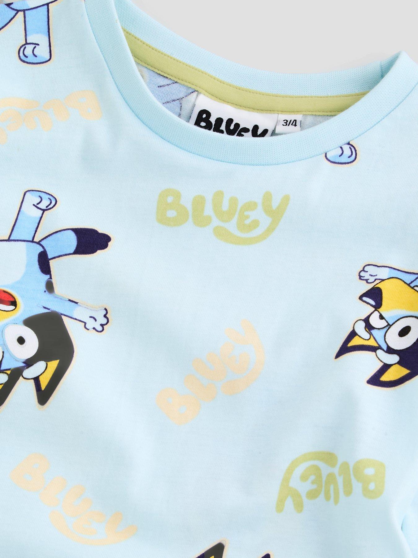 Image 4 of 6 of The Very Collection Bluey all over print boys pyjama