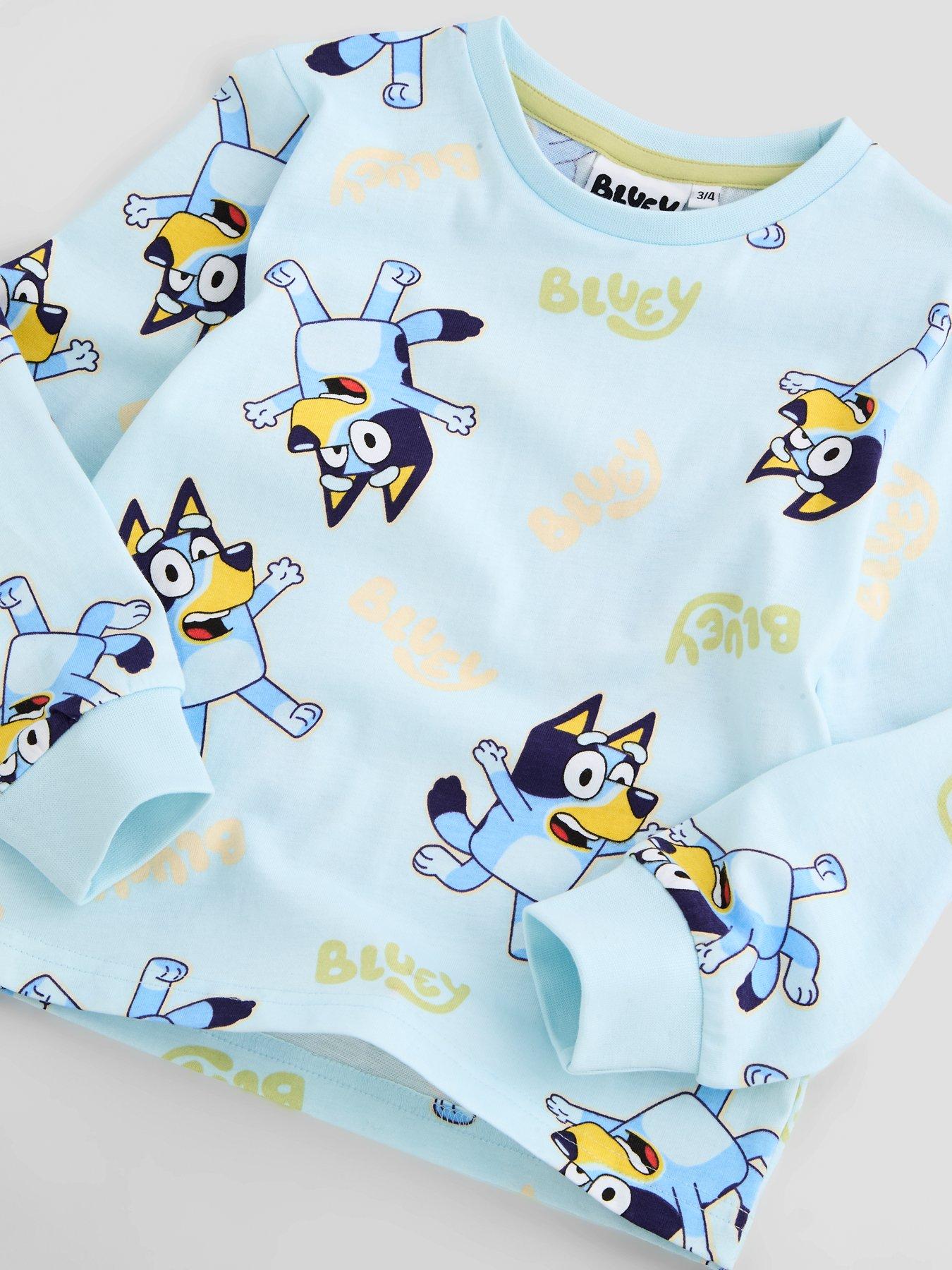 Image 5 of 6 of The Very Collection Bluey all over print boys pyjama